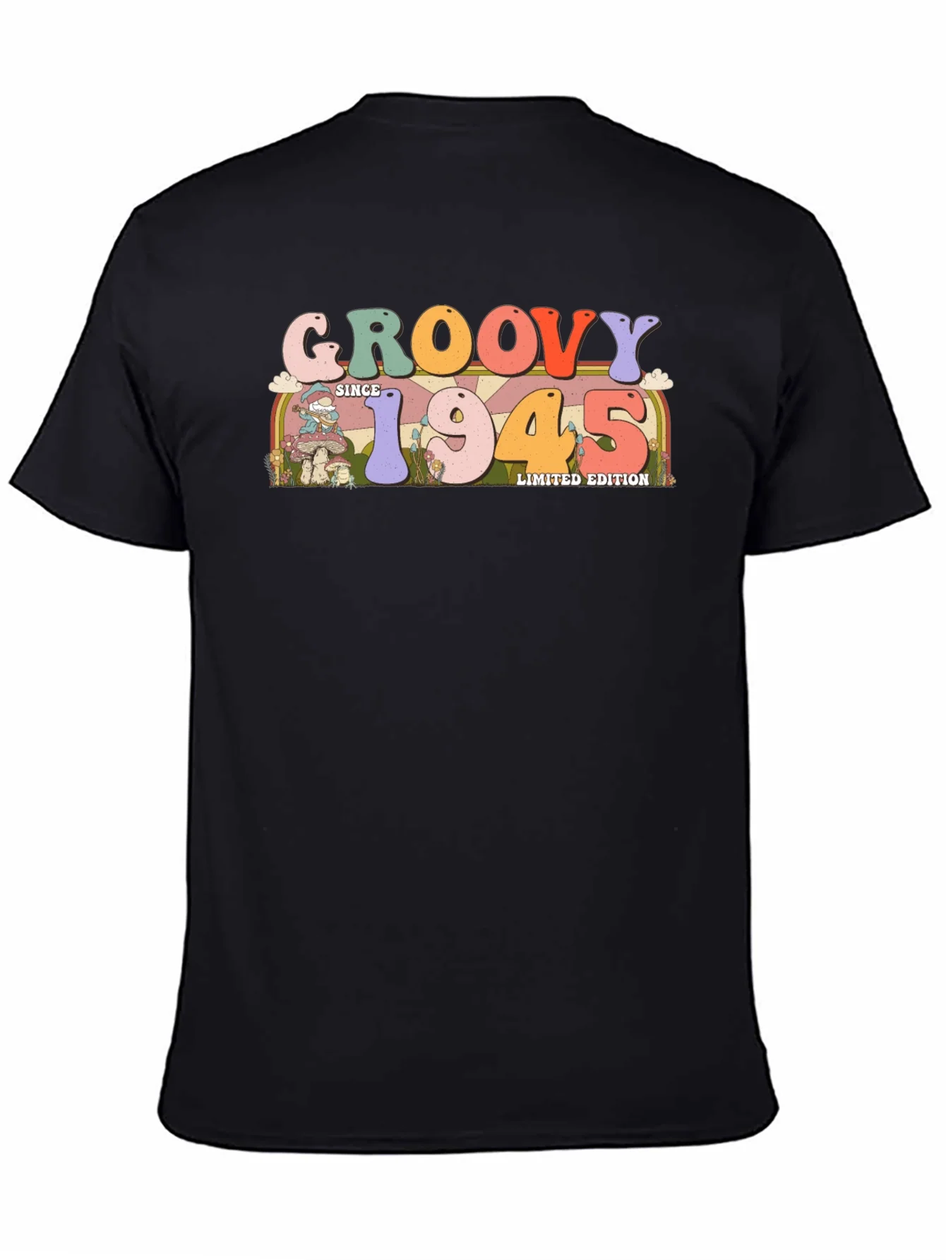 Groovy Since 1945 Limited Edition Black T-Shirt