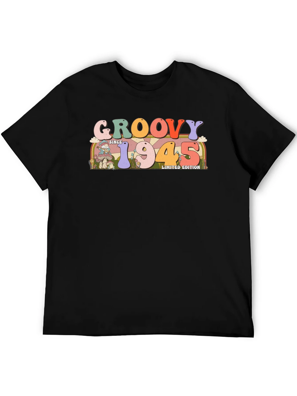 Groovy Since 1945 Limited Edition Black T-Shirt