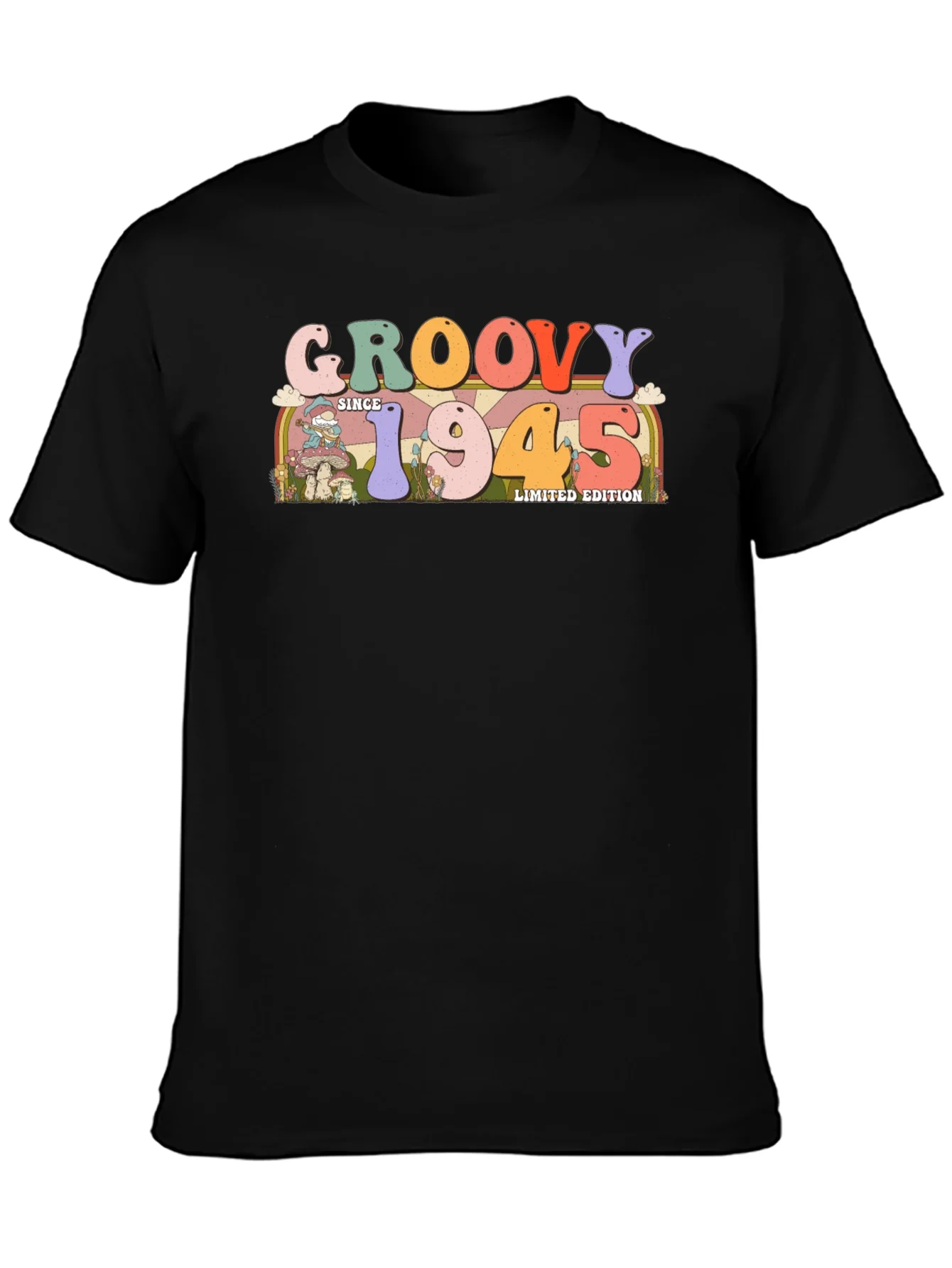 Groovy Since 1945 Limited Edition Black T-Shirt