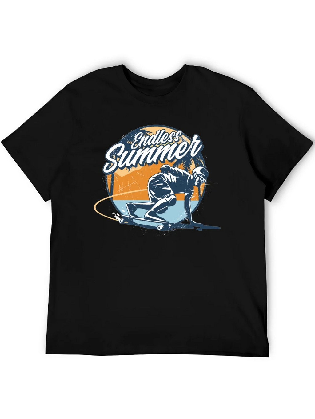 Endless Summer Skateboarder Graphic Tee - Cool Skate Design