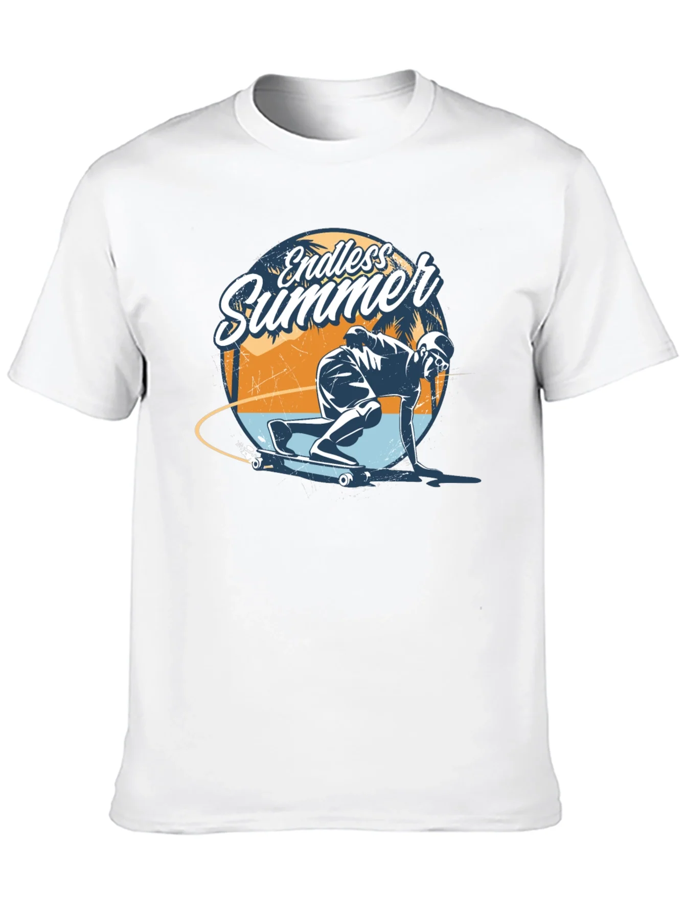 Endless Summer Skateboarder Graphic Tee - Cool Skate Design