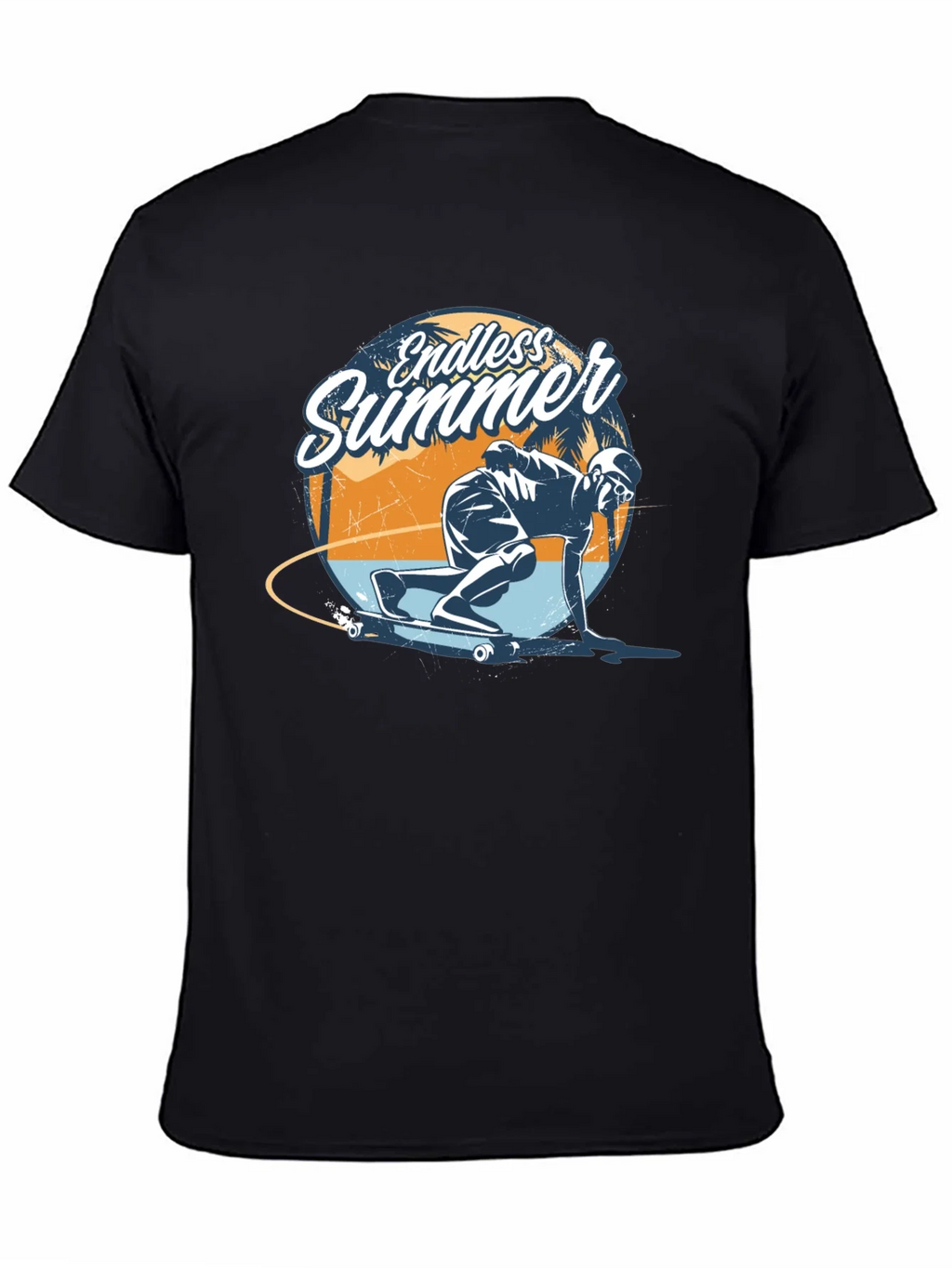 Endless Summer Skateboarder Graphic Tee - Cool Skate Design