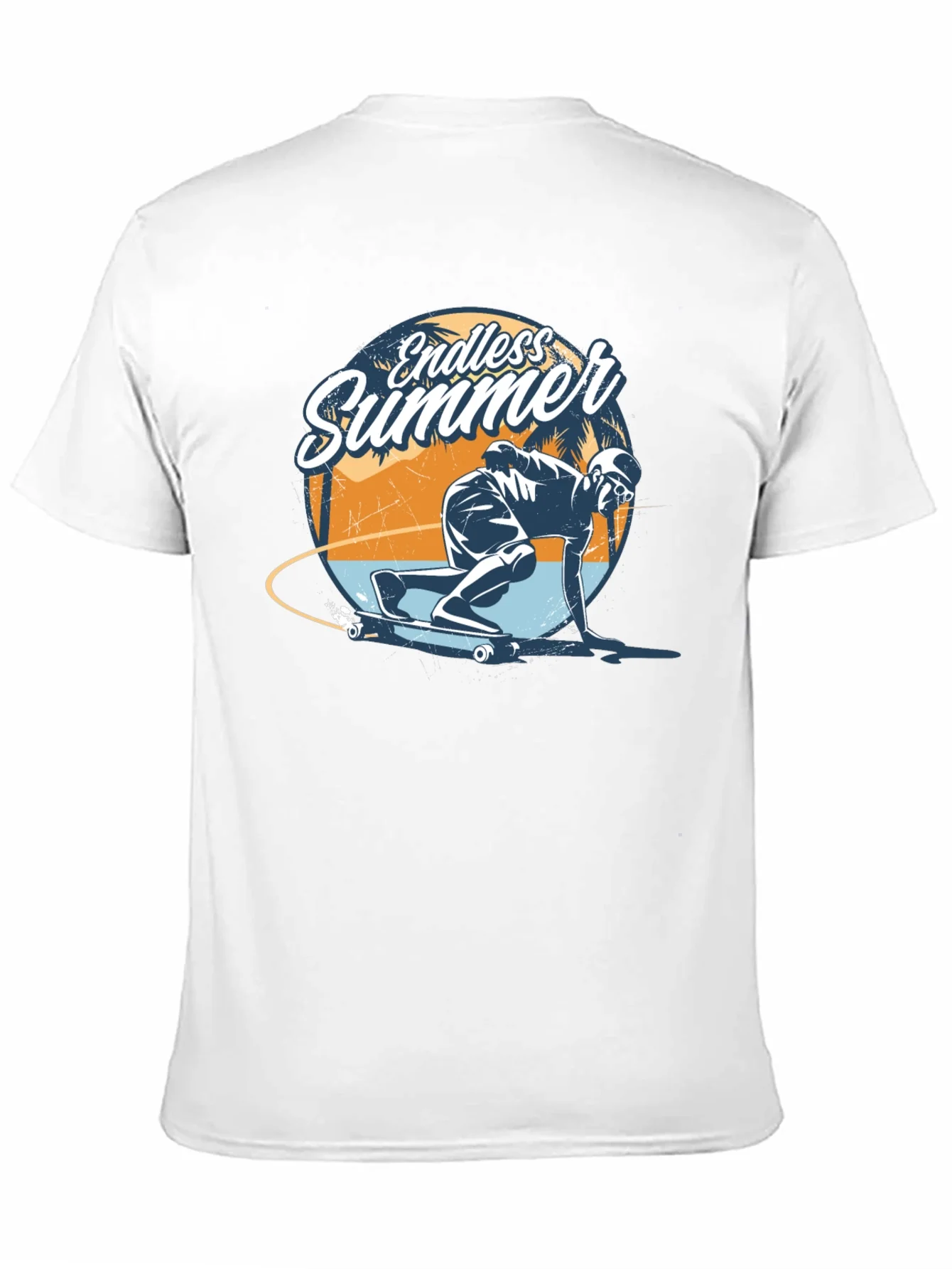 Endless Summer Skateboarder Graphic Tee - Cool Skate Design