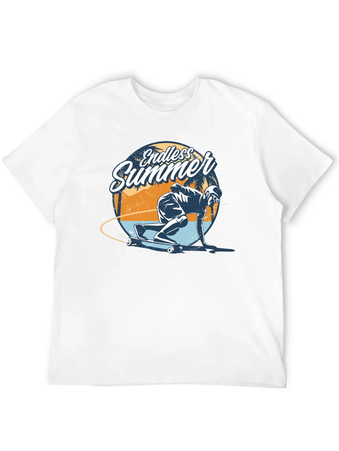 Endless Summer Skateboarder Graphic Tee - Cool Skate Design