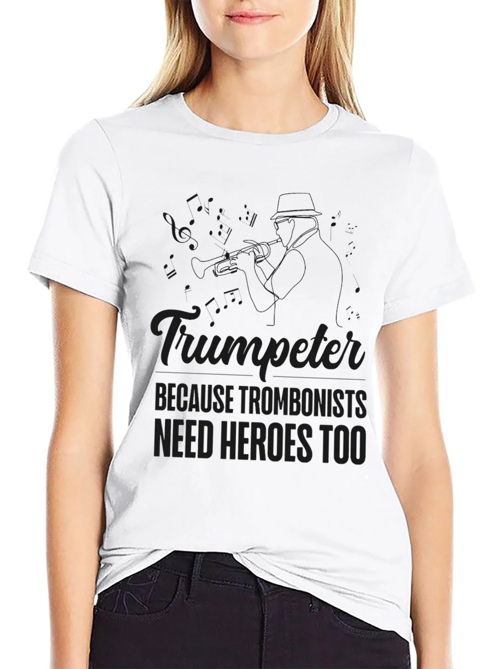 Trumpeter Hero T-Shirt - Musician Novelty Tee