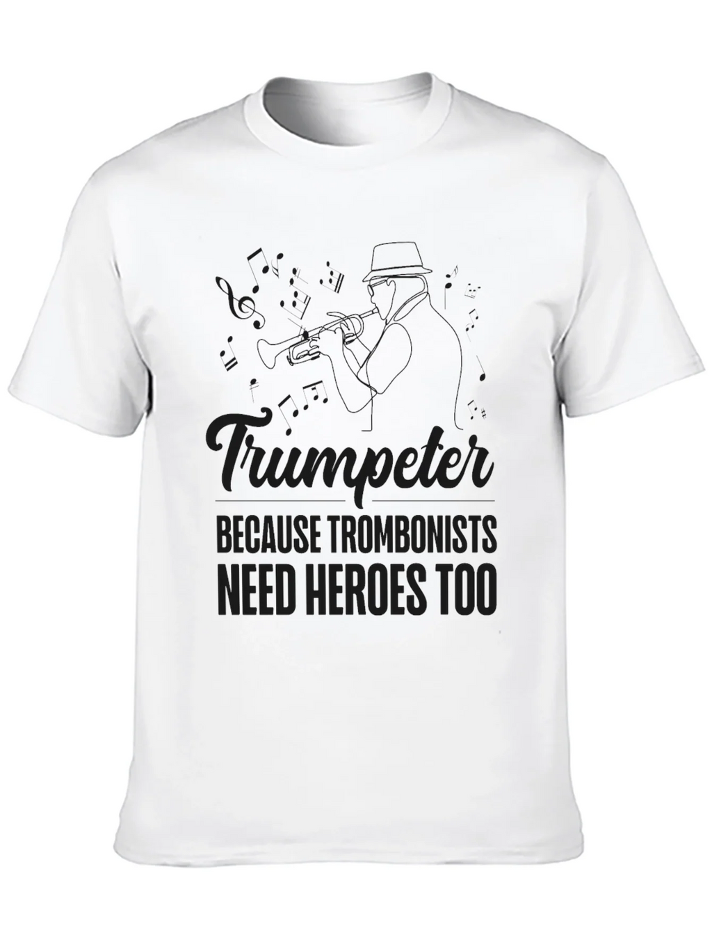 Trumpeter Hero T-Shirt - Musician Novelty Tee