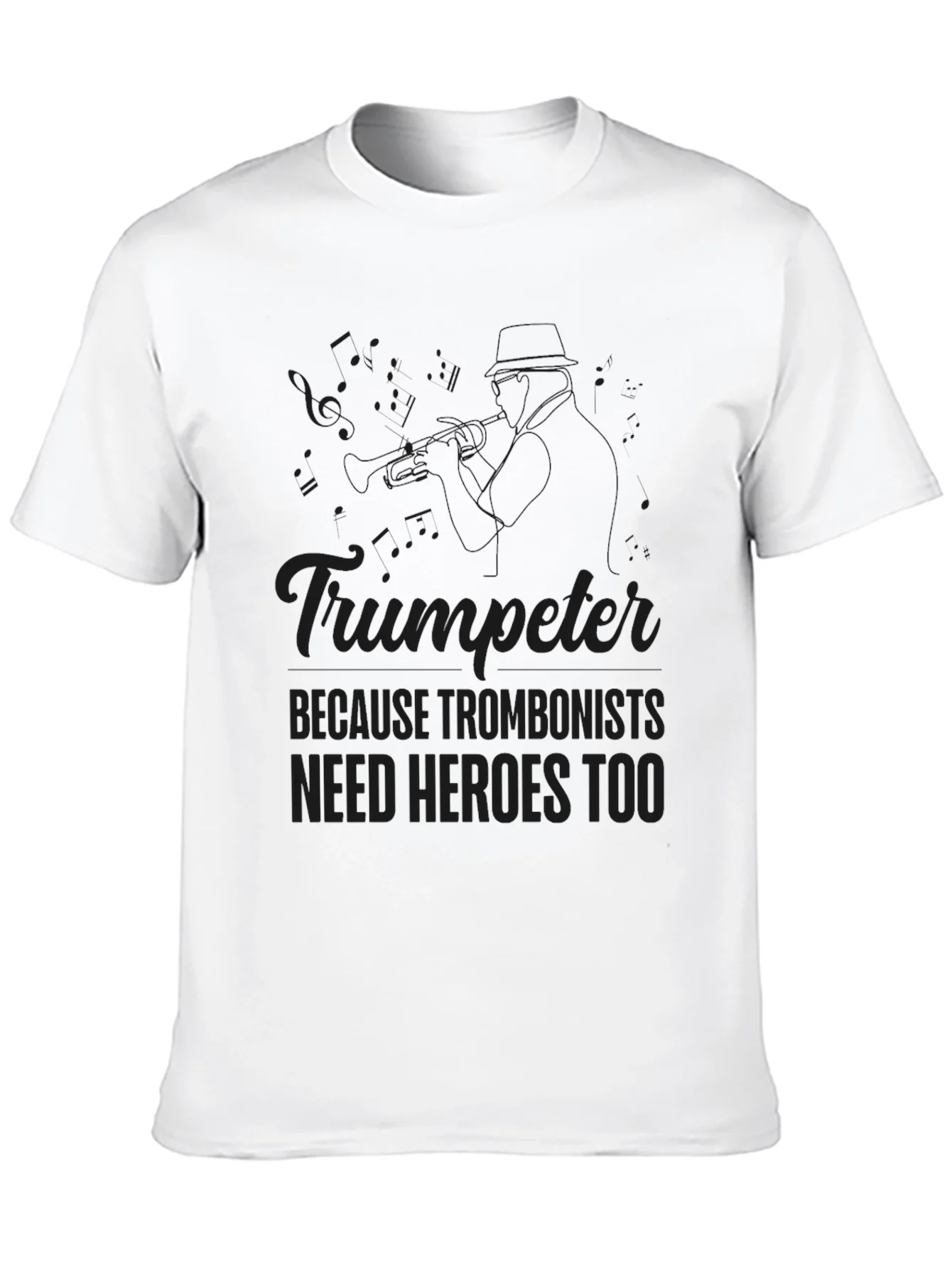 Trumpeter Hero T-Shirt - Musician Novelty Tee