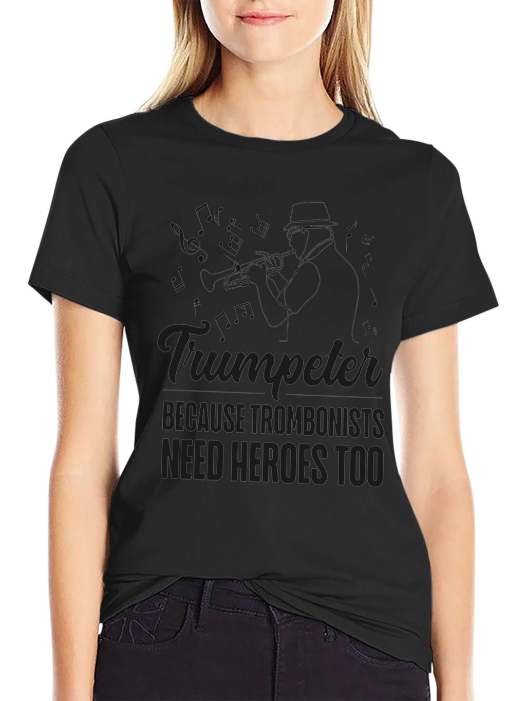 Trumpeter Hero T-Shirt - Musician Novelty Tee