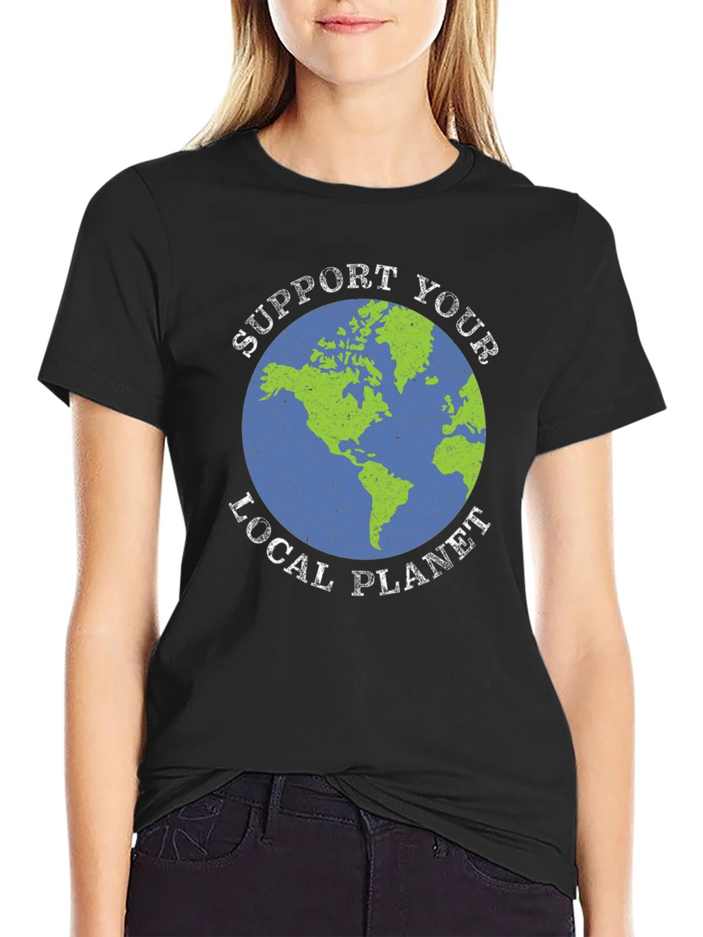 Support Your Local Planet Graphic T-Shirt