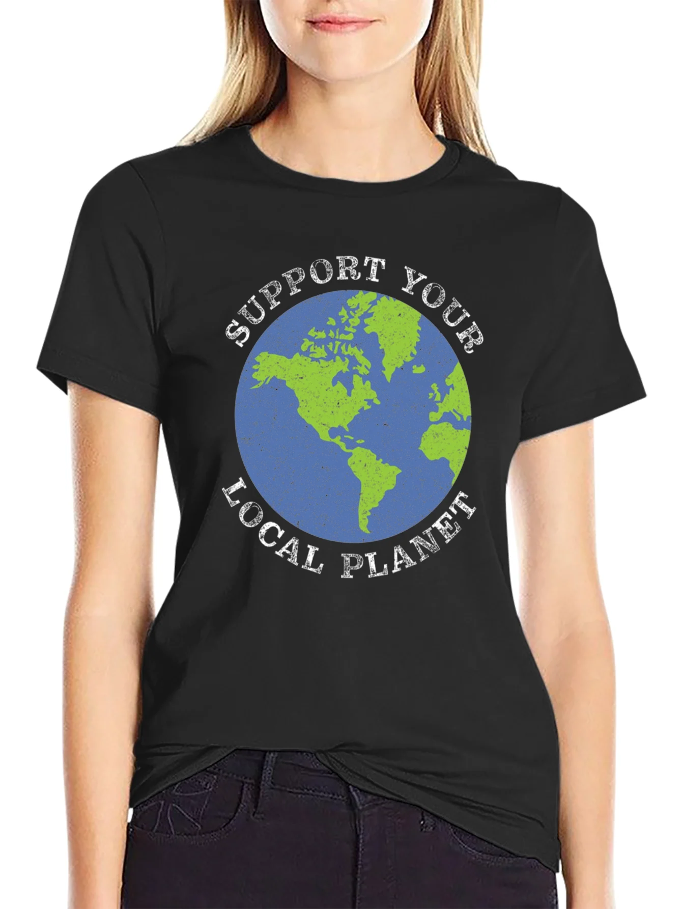 Support Your Local Planet Graphic T-Shirt
