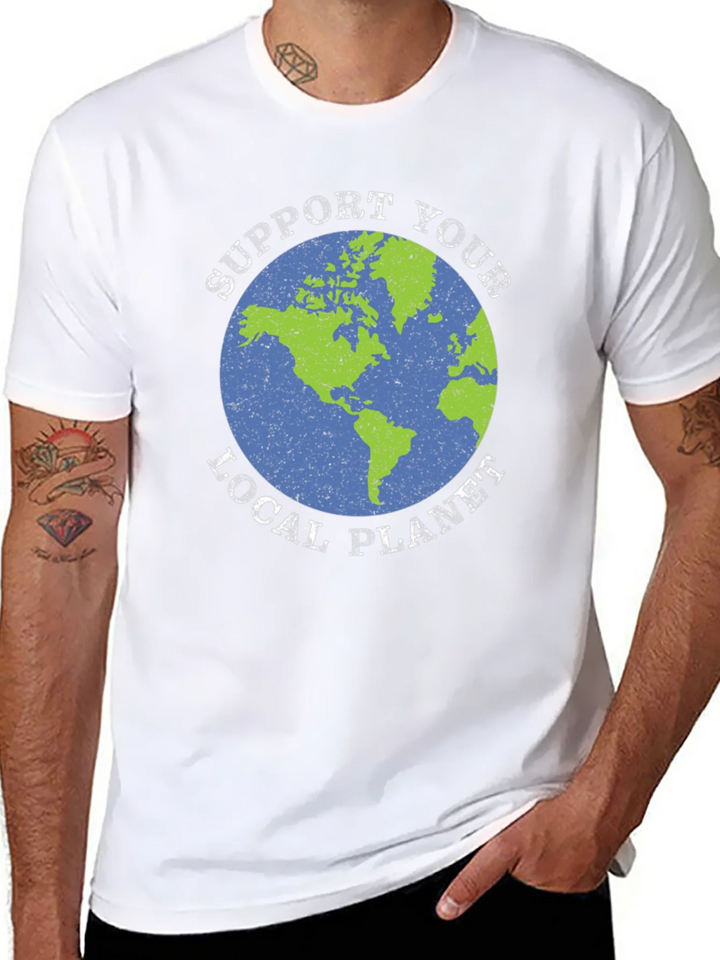 Support Your Local Planet Graphic T-Shirt