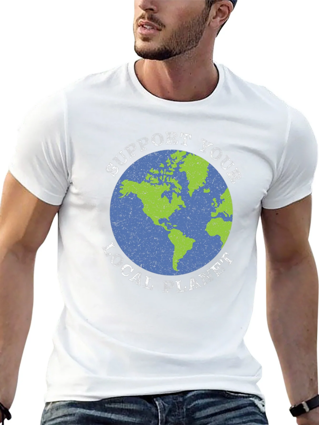 Support Your Local Planet Graphic T-Shirt