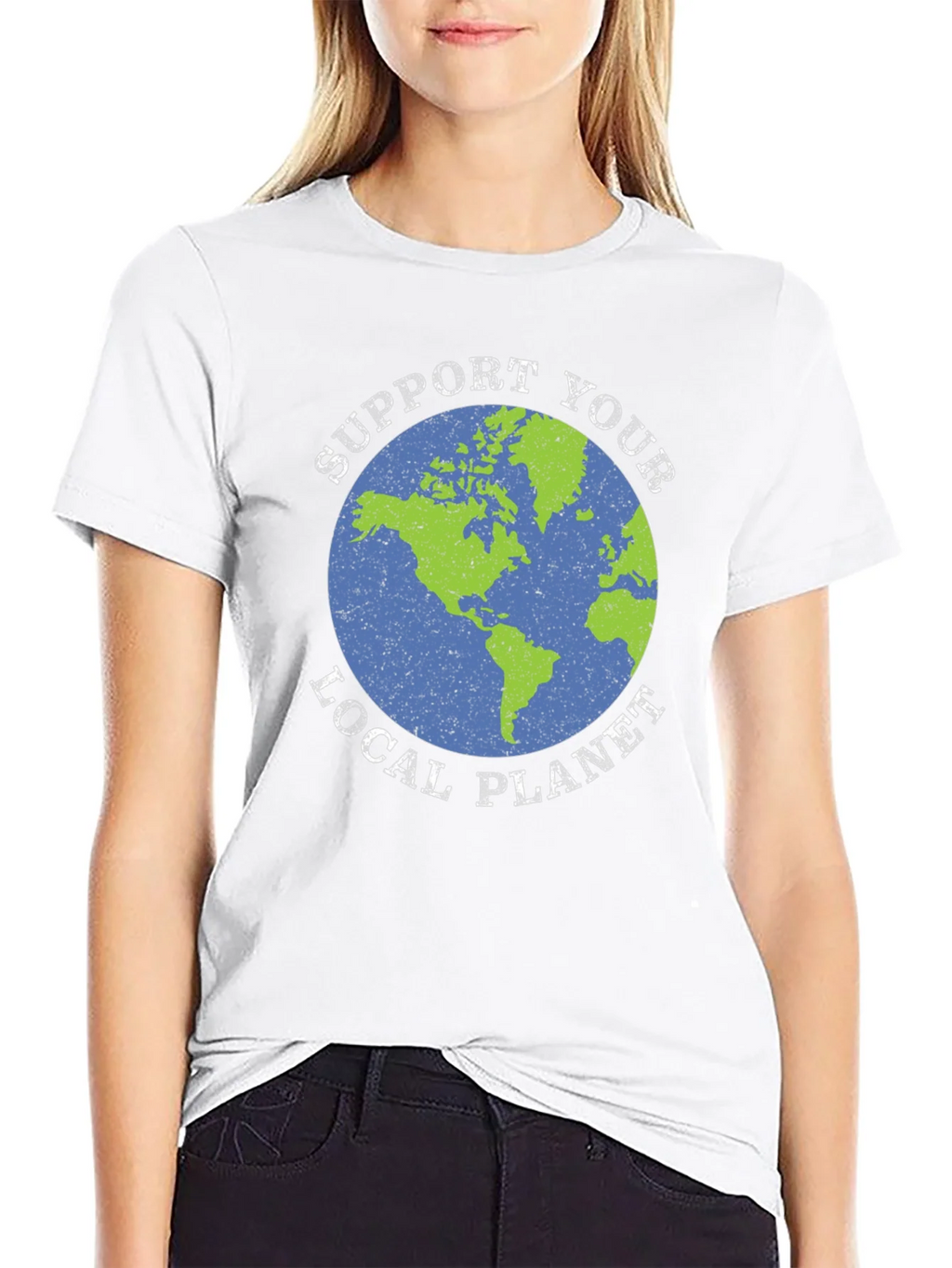 Support Your Local Planet Graphic T-Shirt