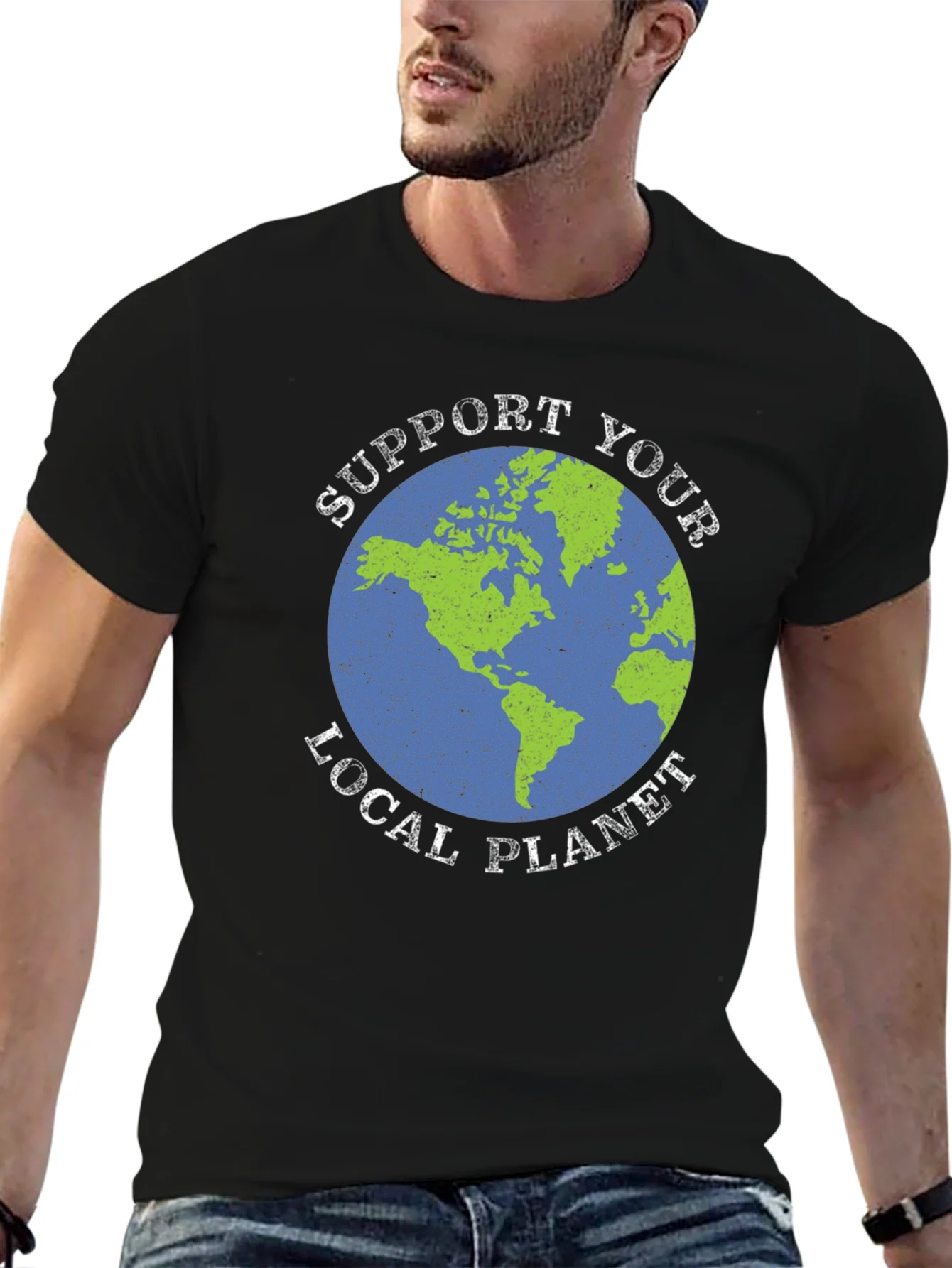 Support Your Local Planet Graphic T-Shirt