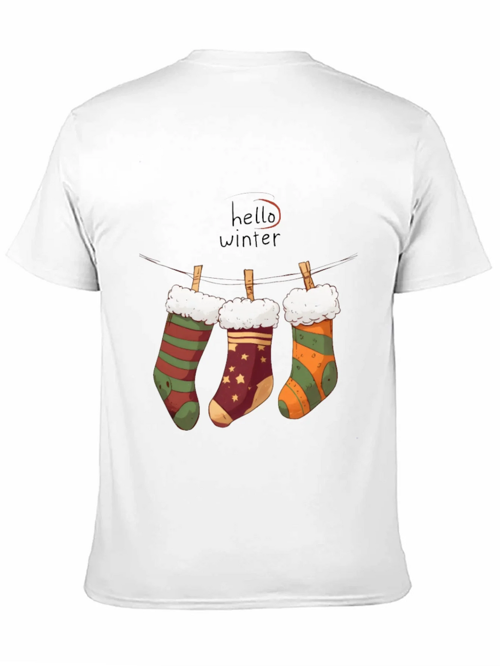 Winter Socks T-Shirt: Hello Winter