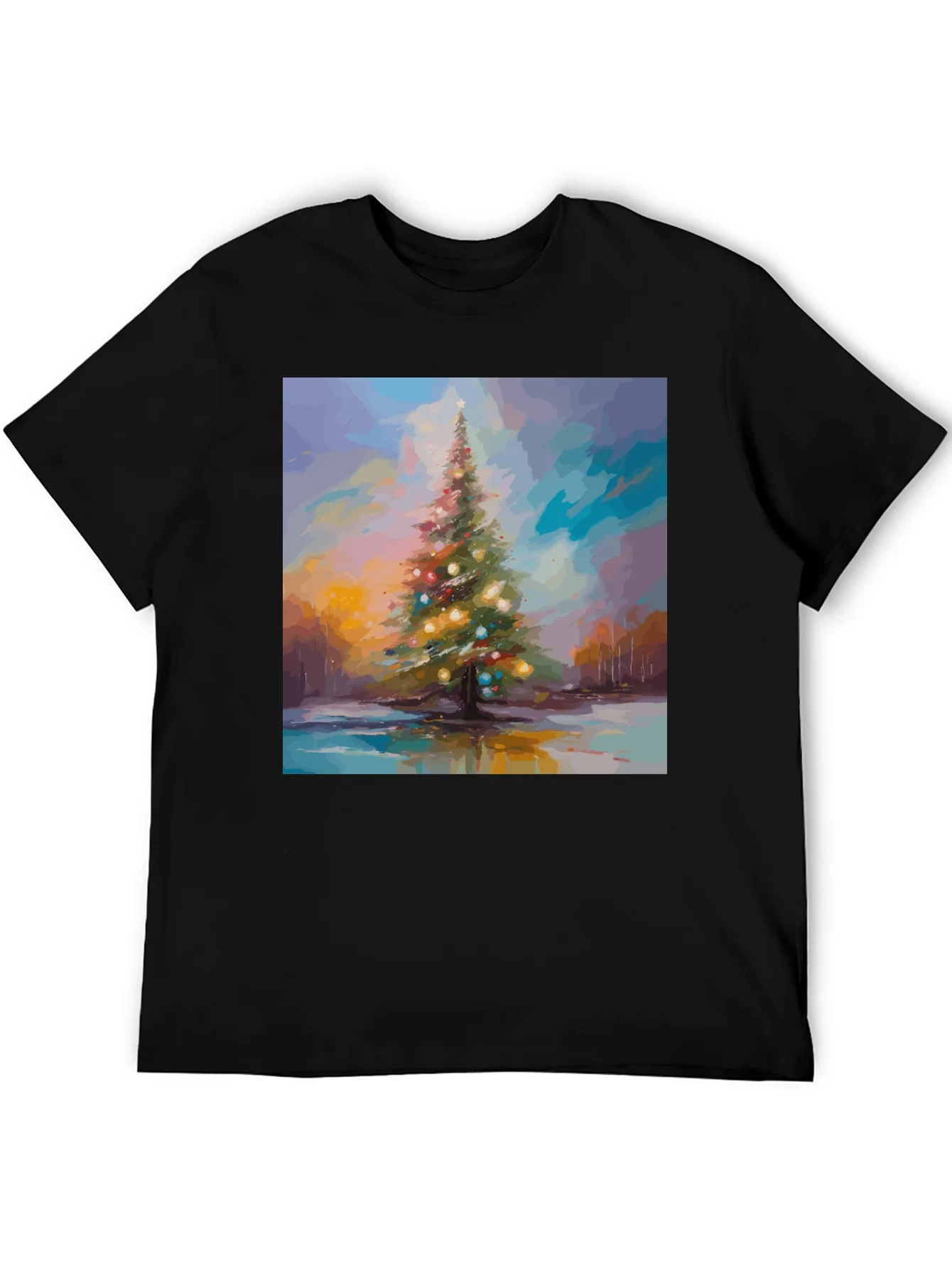Christmas Tree Art T-Shirt