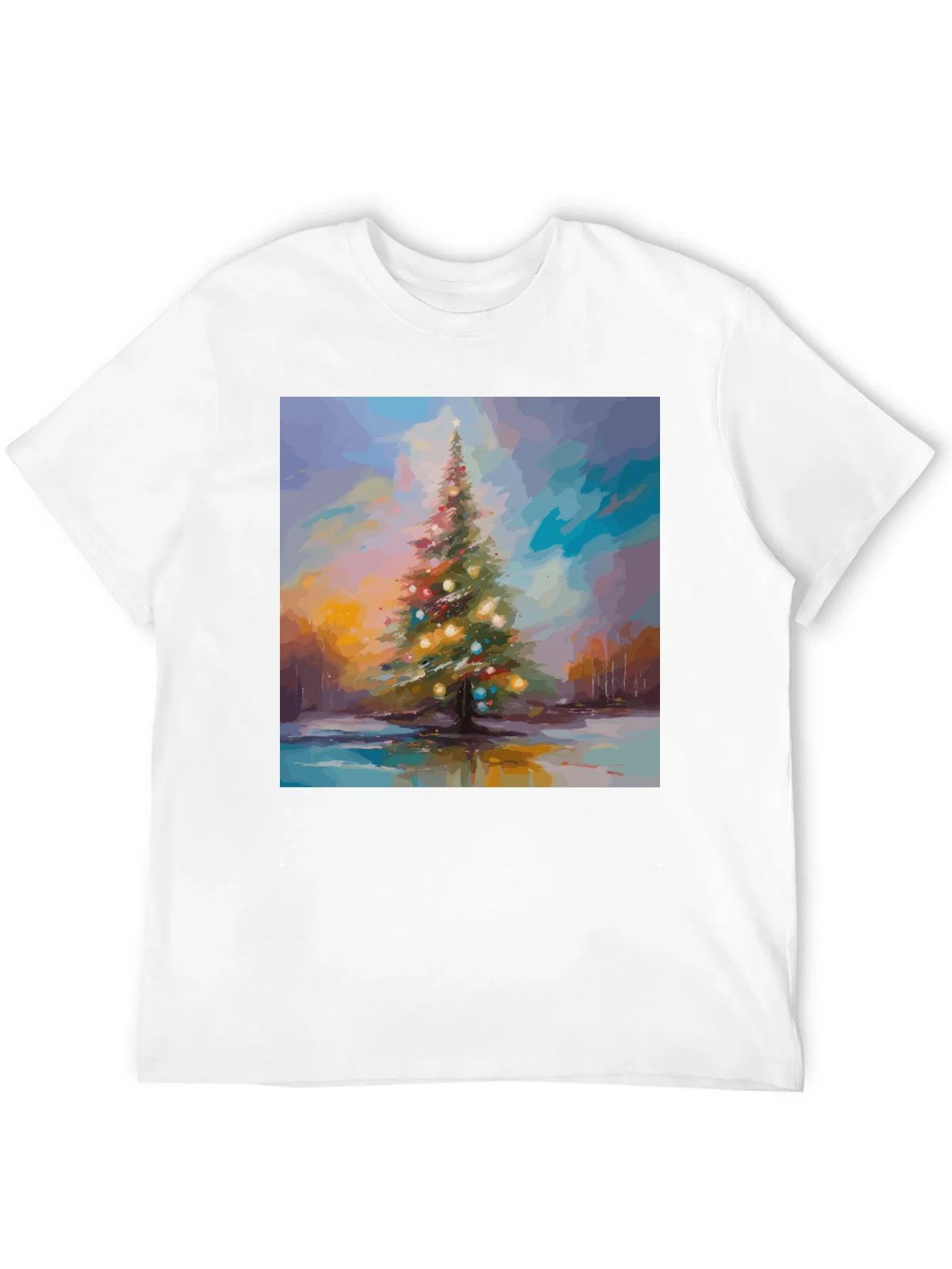 Christmas Tree Art T-Shirt