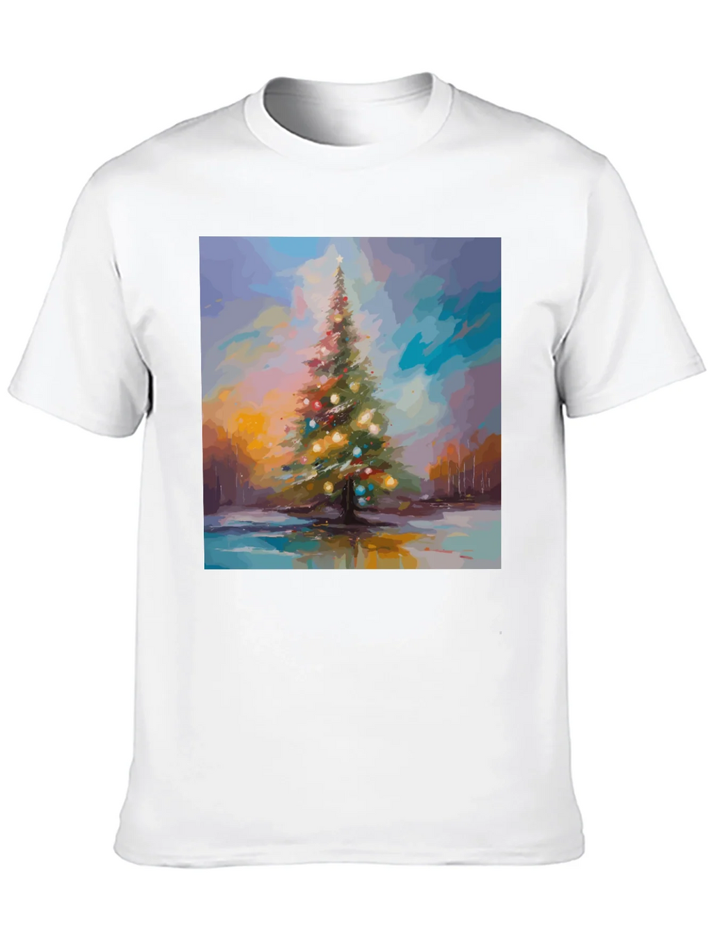 Christmas Tree Art T-Shirt