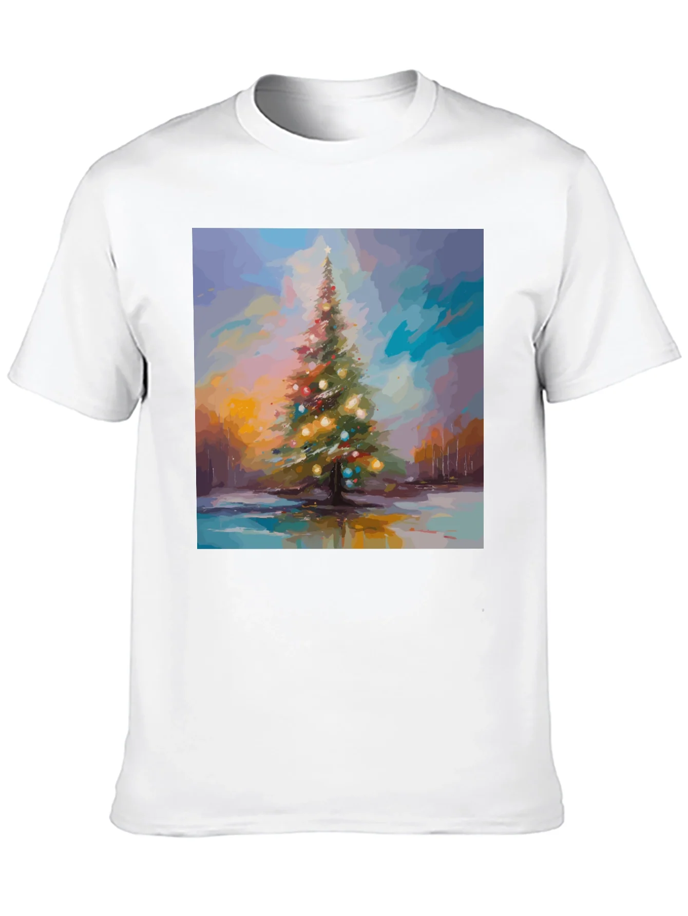Christmas Tree Art T-Shirt