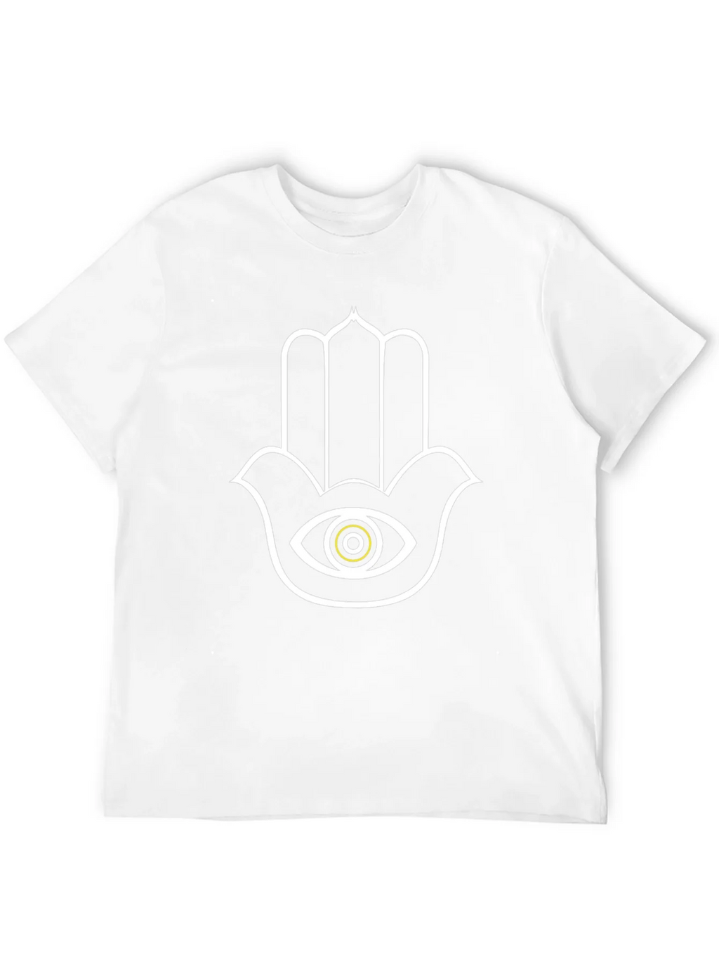 Hamsa Hand Eye Graphic Tee - Unisex Black T-Shirt