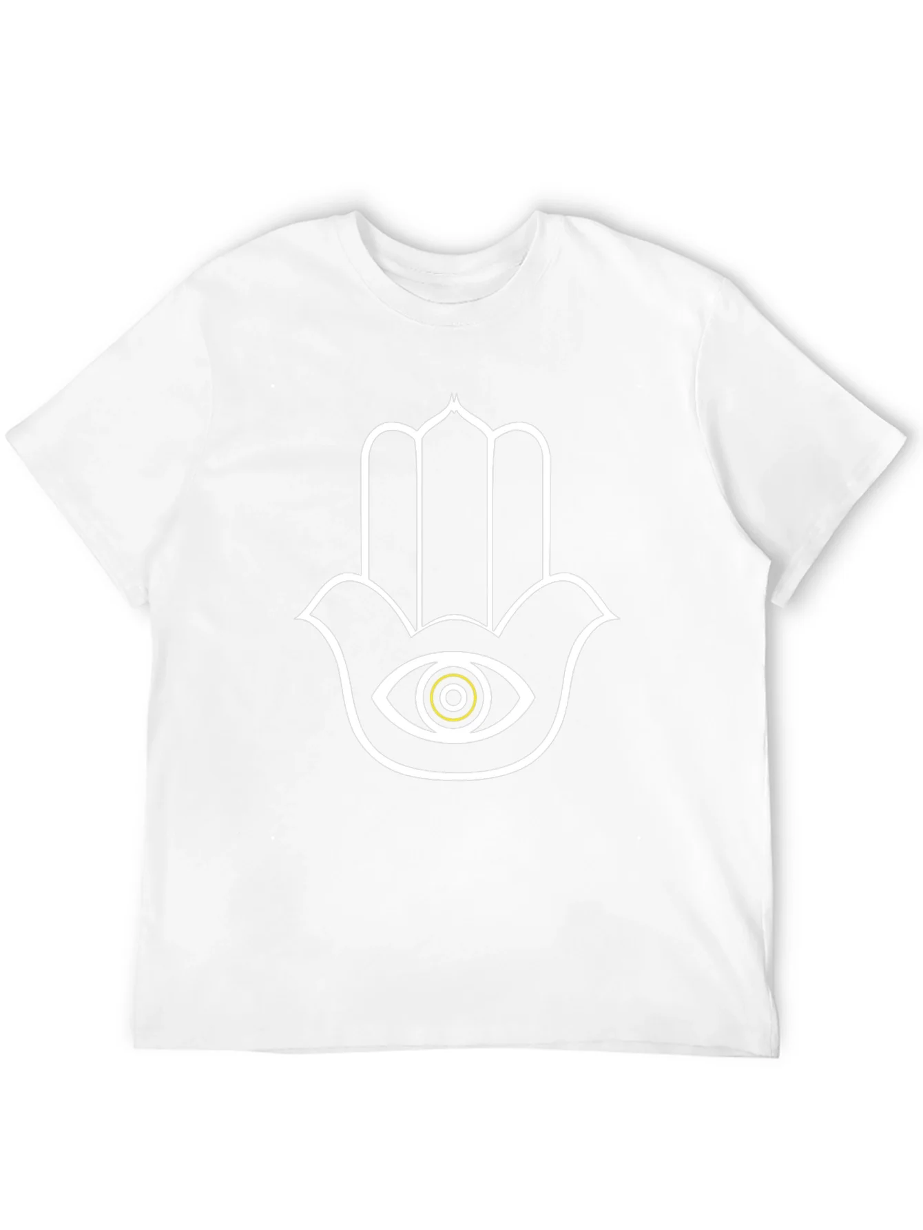Hamsa Hand Eye Graphic Tee - Unisex Black T-Shirt