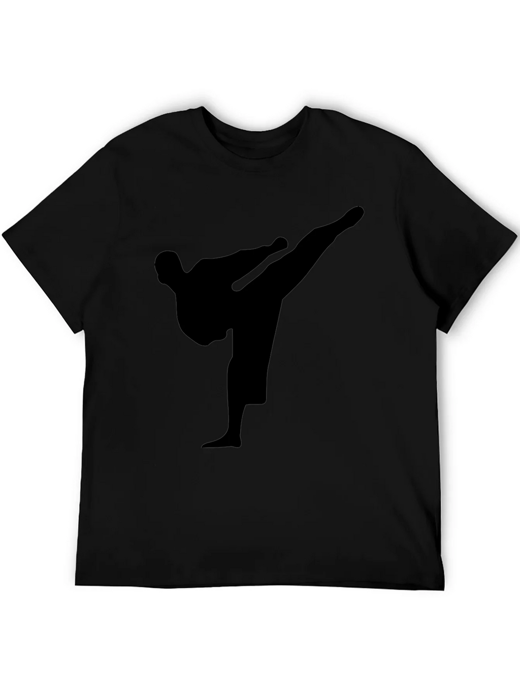 Karate Kick Graphic Tee - Black