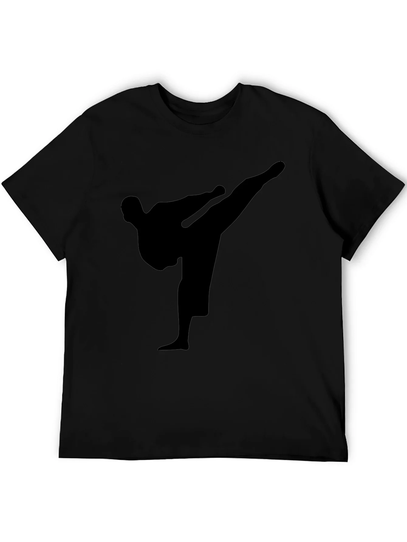 Karate Kick Graphic Tee - Black