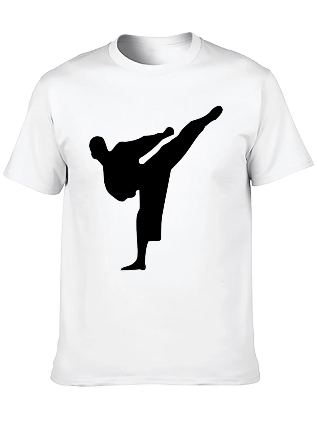 Karate Kick Graphic Tee - Black