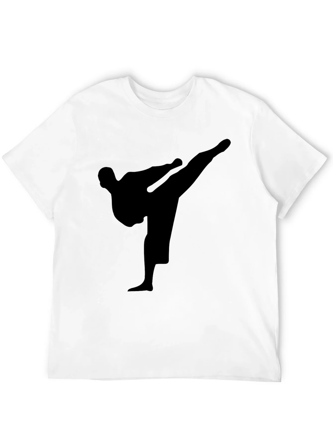 Karate Kick Graphic Tee - Black
