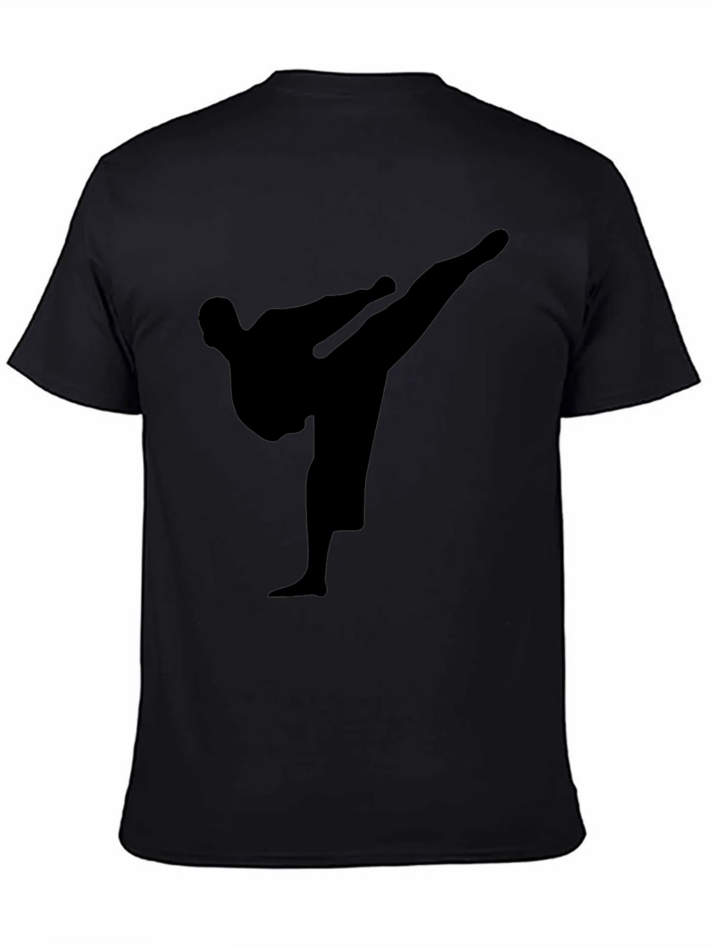 Karate Kick Graphic Tee - Black