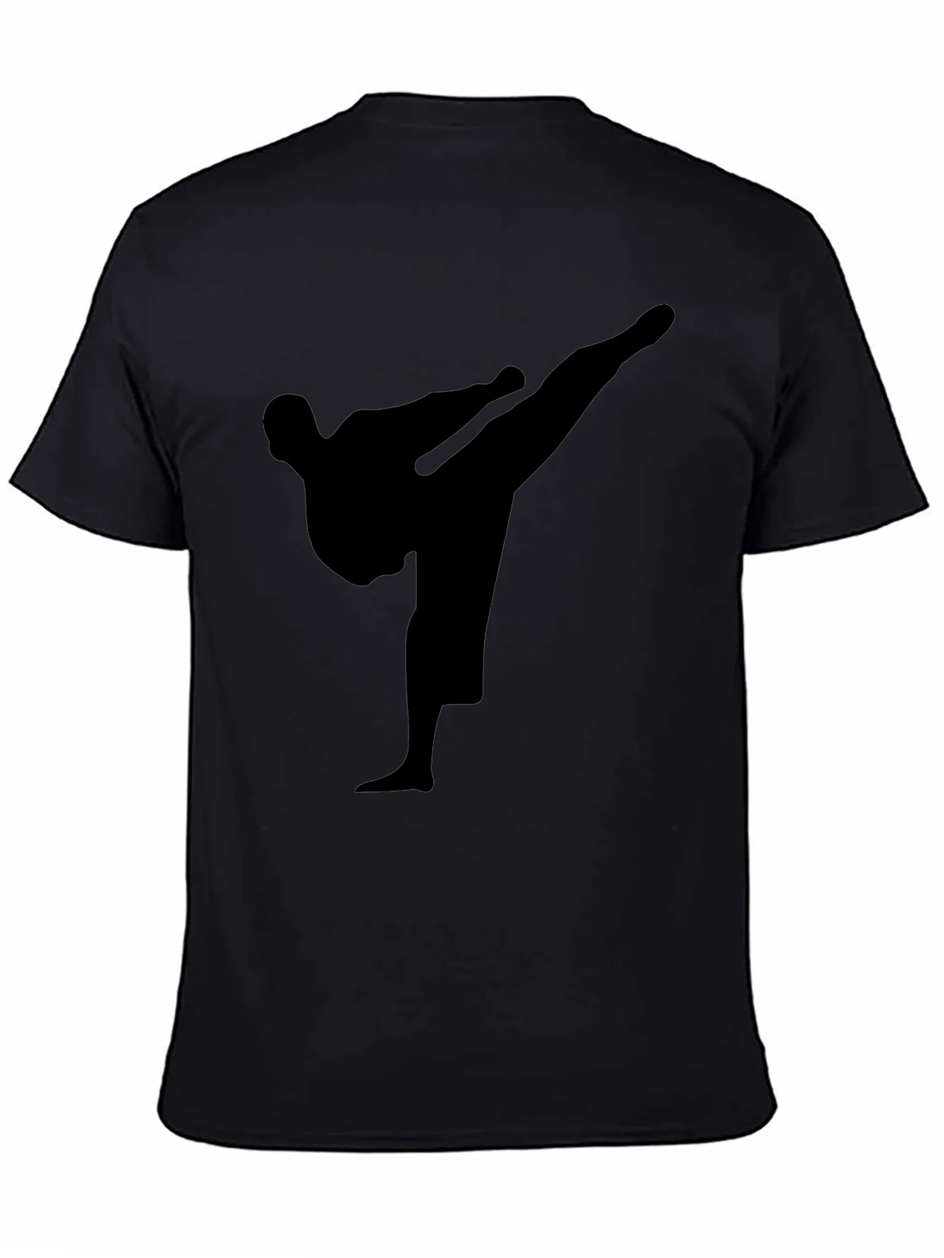 Karate Kick Graphic Tee - Black
