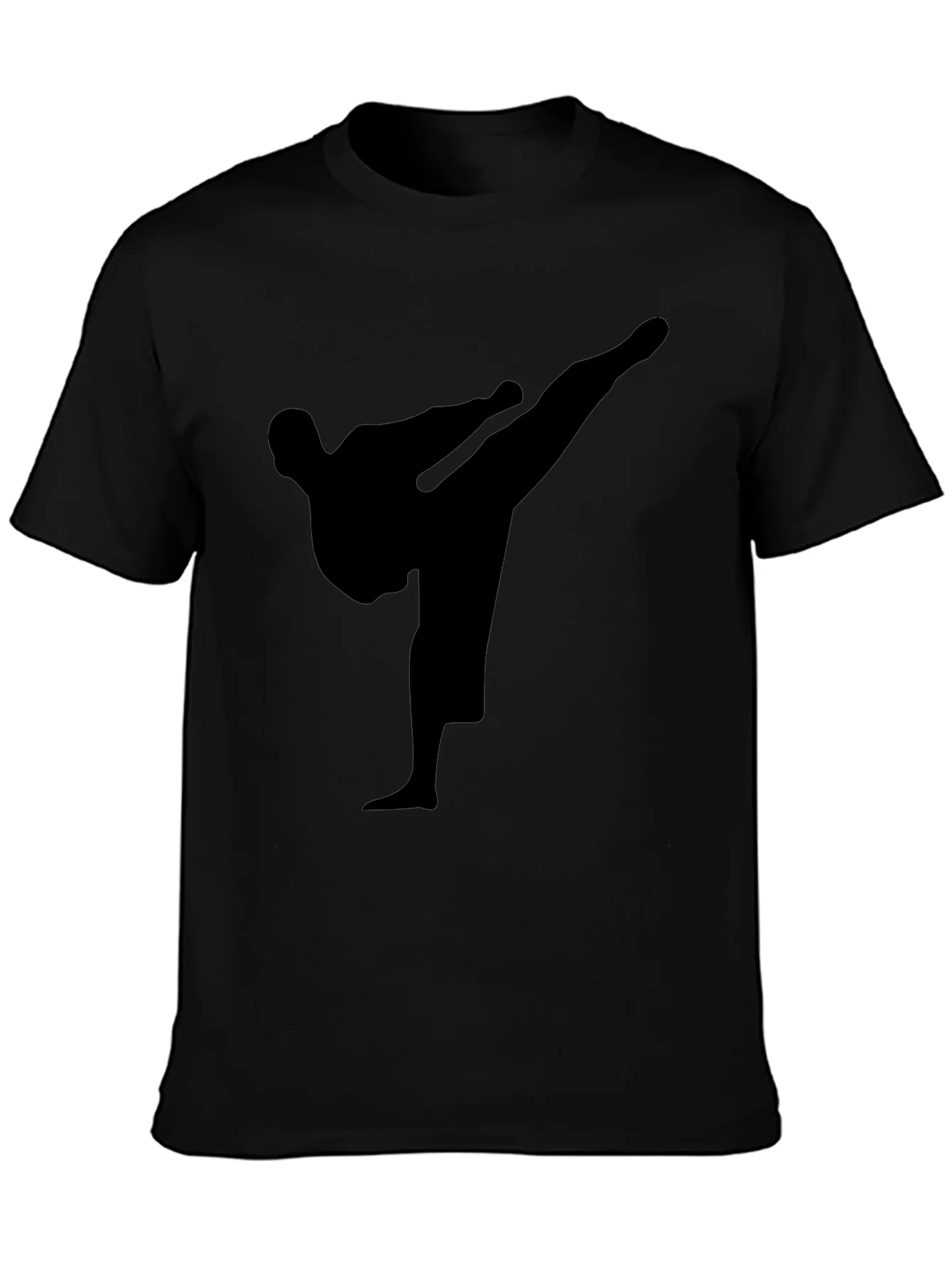 Karate Kick Graphic Tee - Black