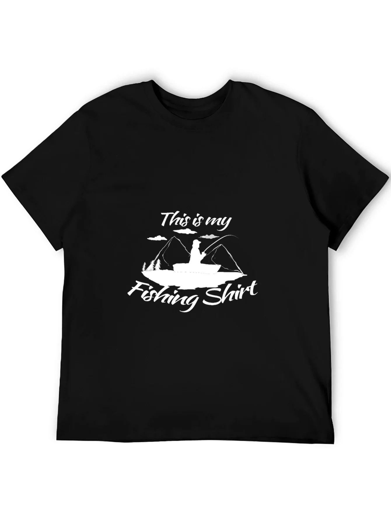 Mens Fishing Shirt - This is my Fishing Shirt Graphic Tee
