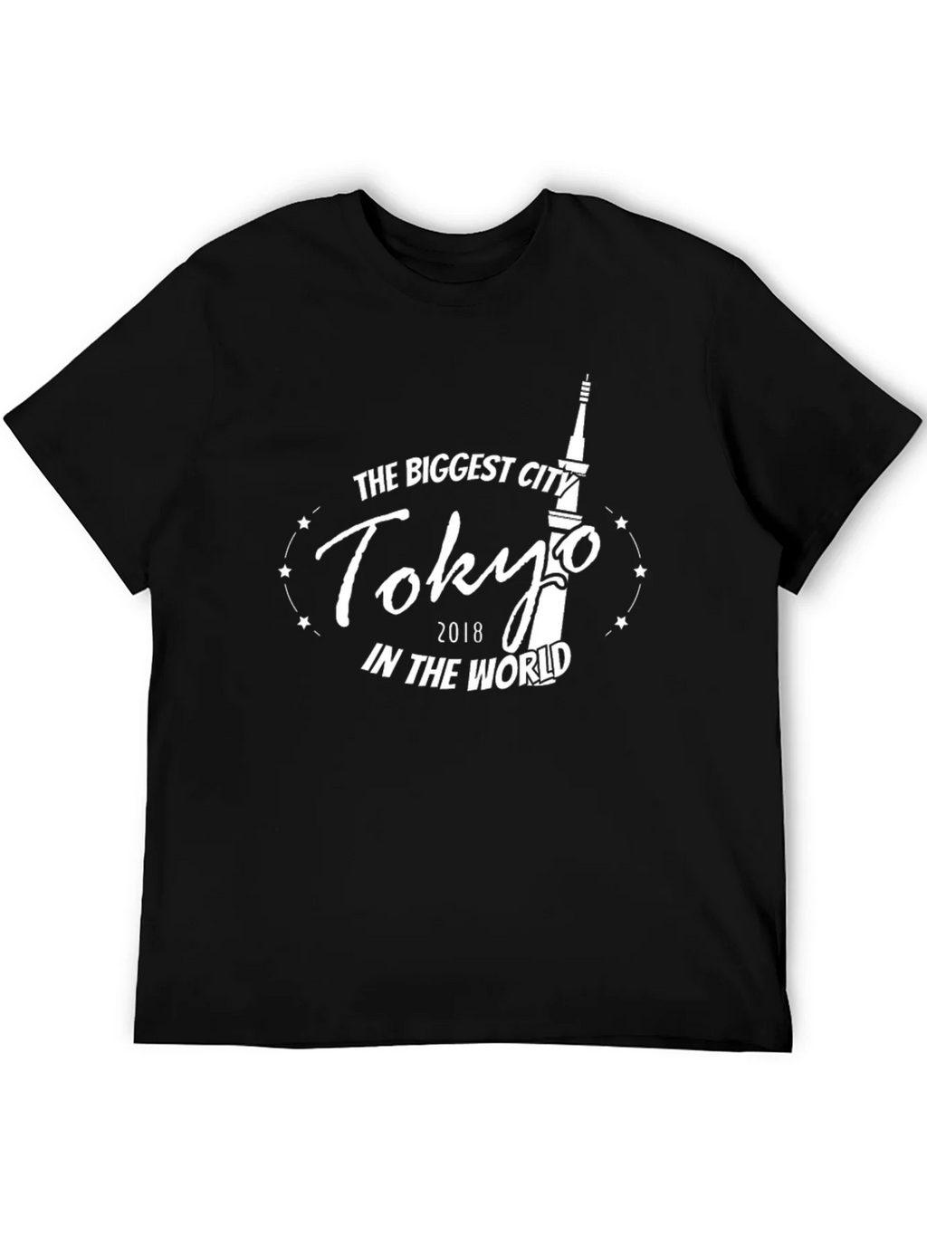 Tokyo 2018 Biggest City Black T-Shirt