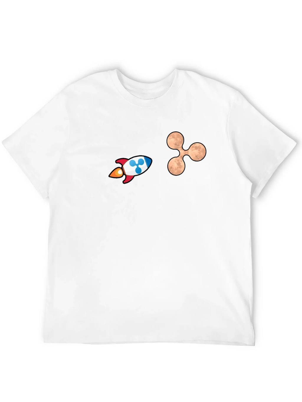 Crypto Rocket Graphic T-Shirt - Black