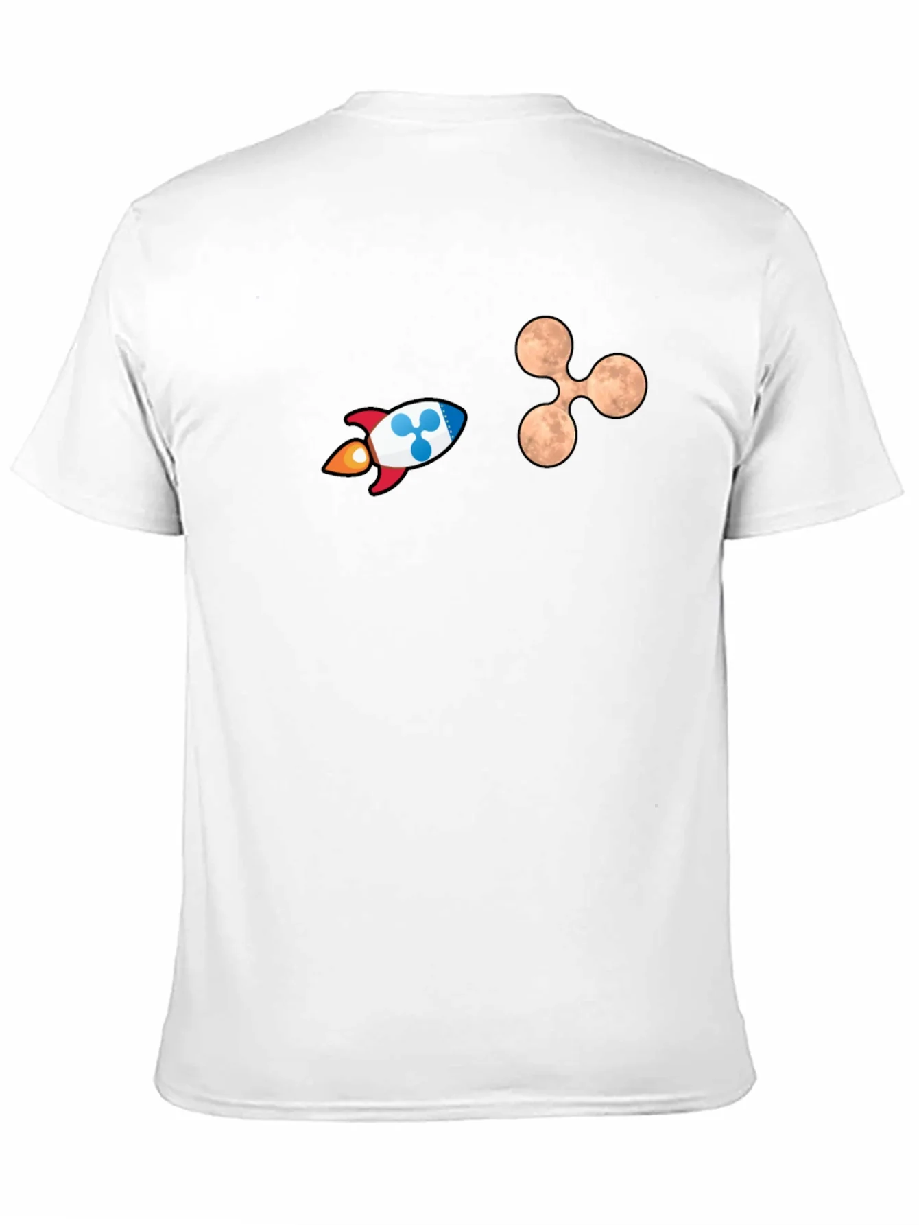Crypto Rocket Graphic T-Shirt - Black