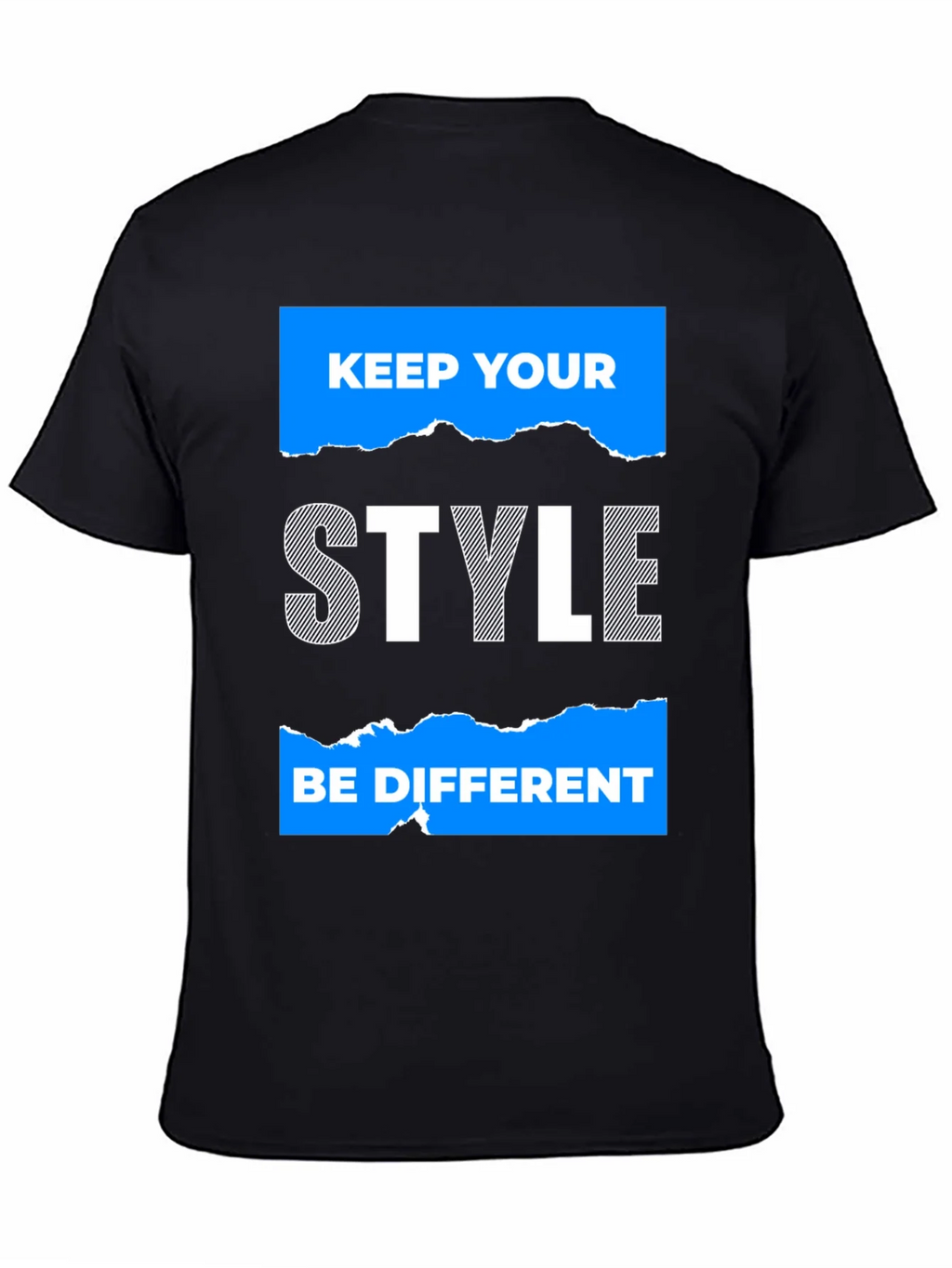 Keep Your Style Black Graphic Tee
