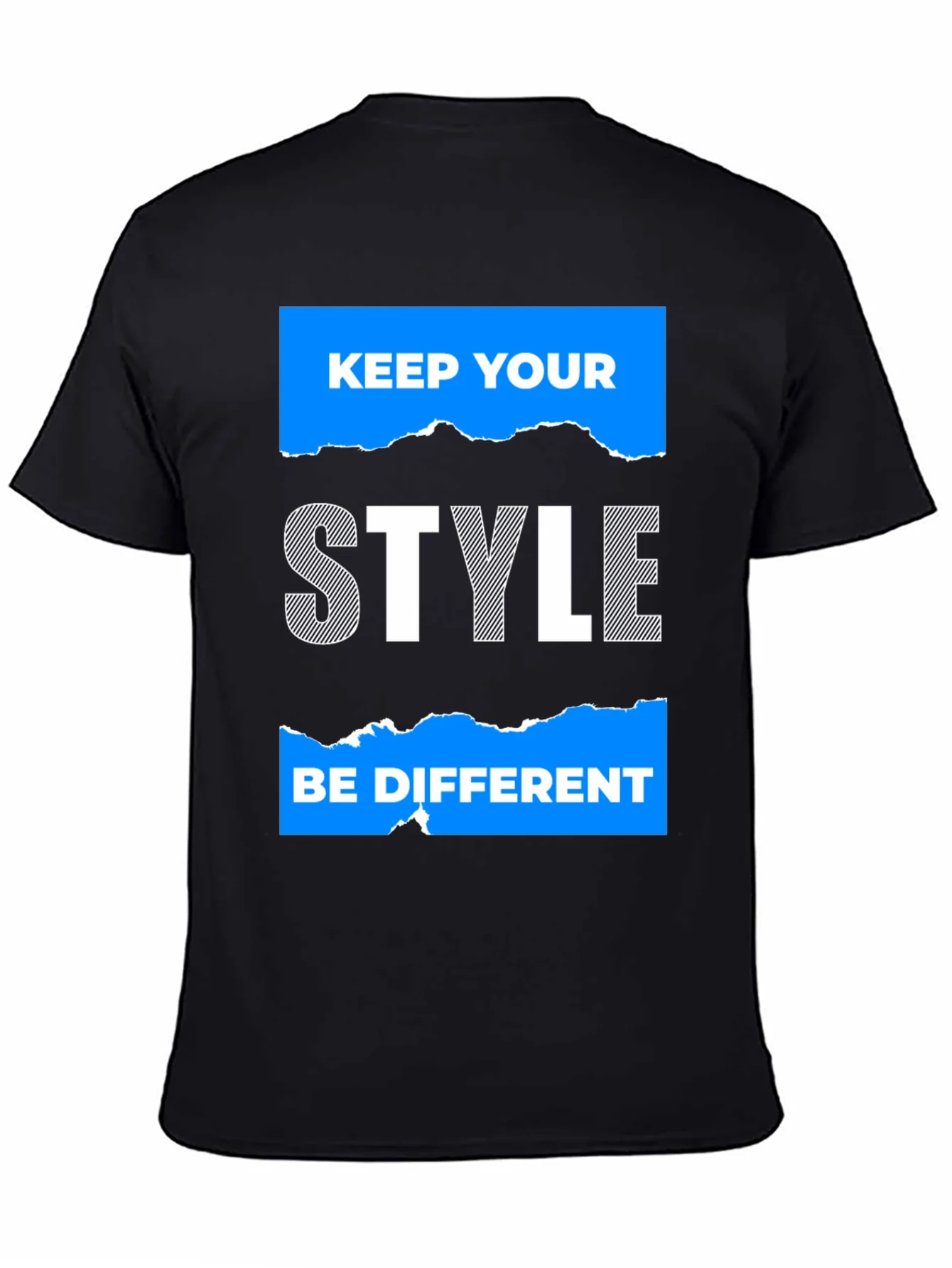 Keep Your Style Black Graphic Tee