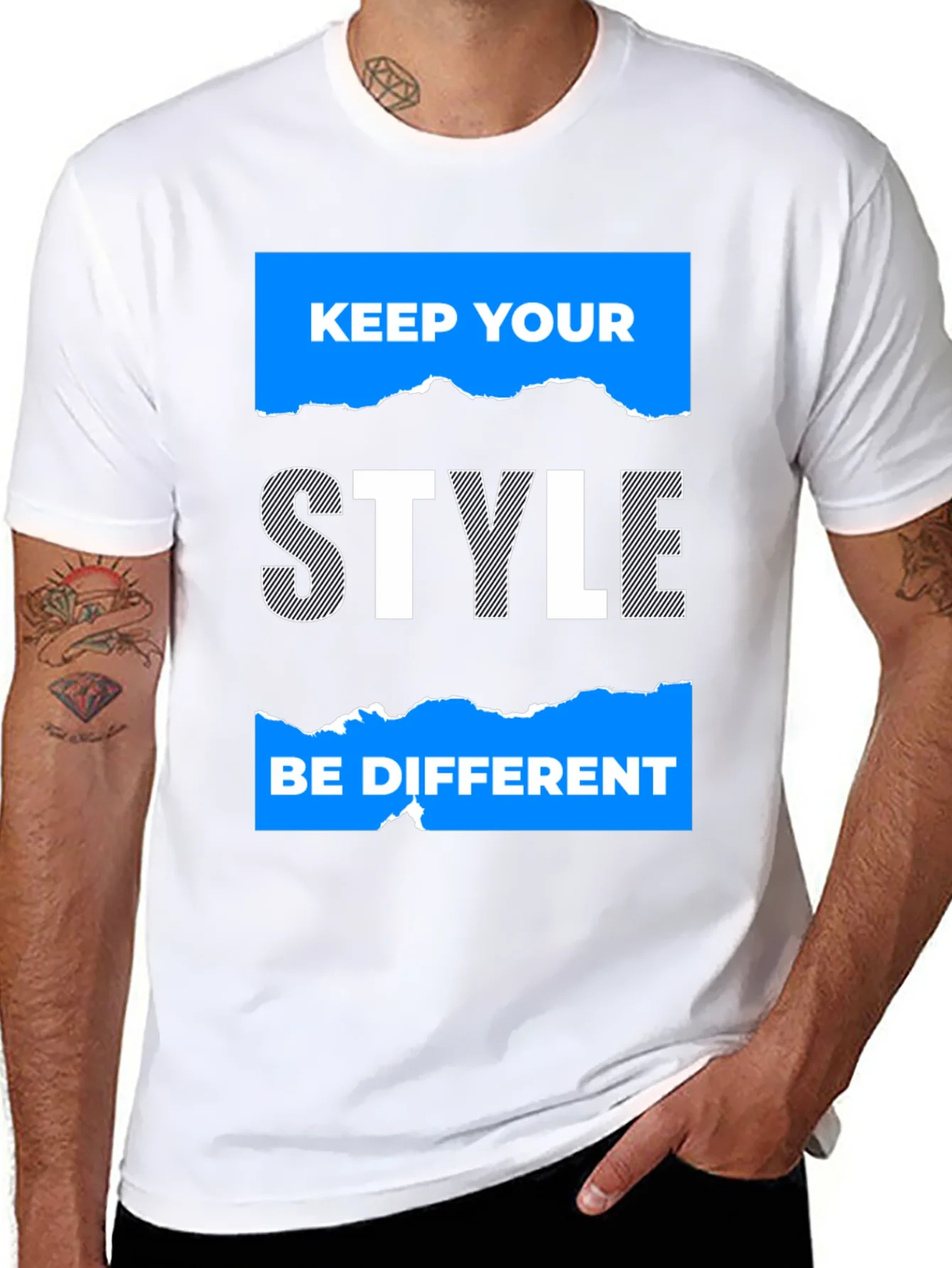 Keep Your Style Black Graphic Tee