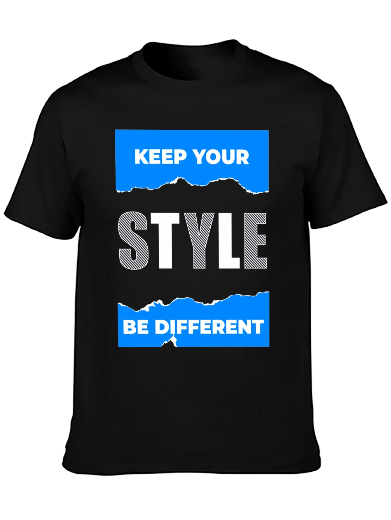 Keep Your Style Black Graphic Tee