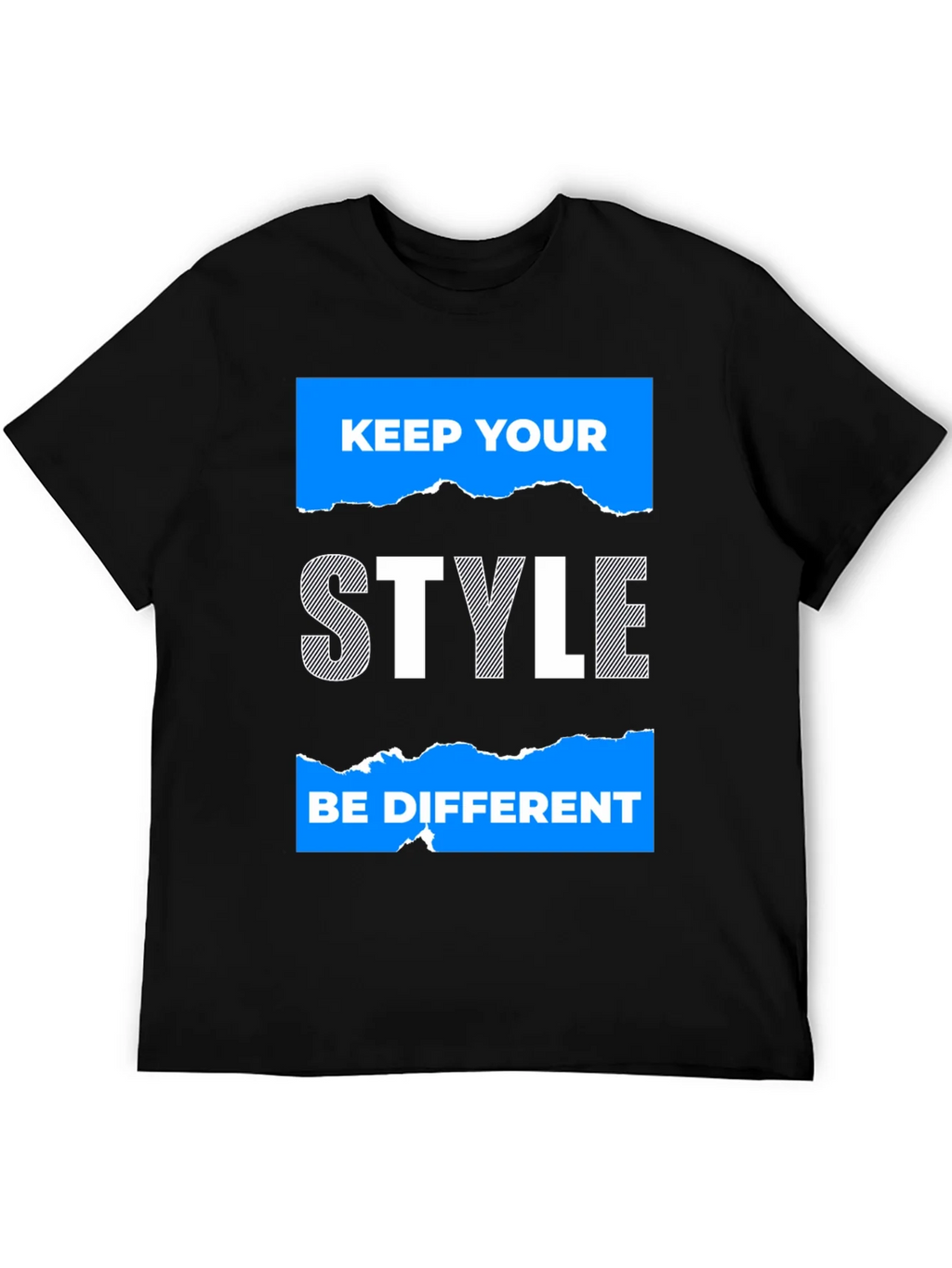 Keep Your Style Black Graphic Tee