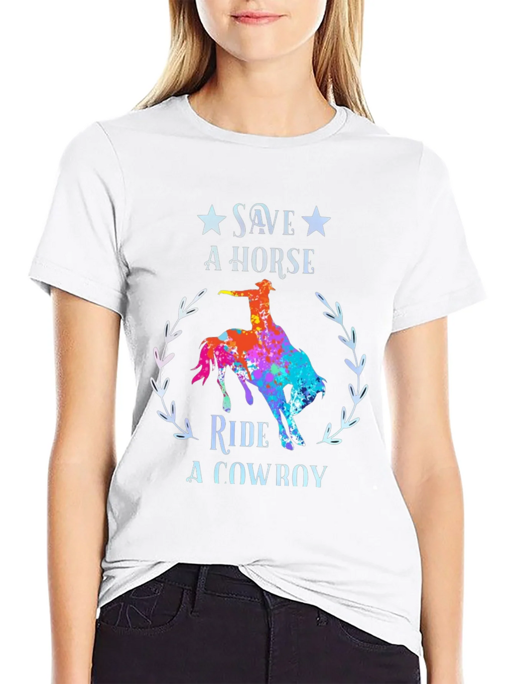 Save a Horse Ride a Cowboy Graphic Tee