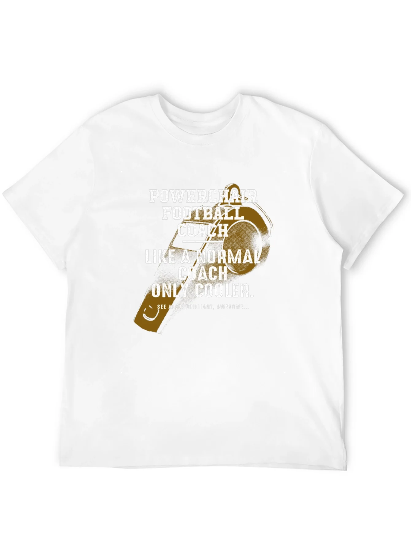 Powerchair Football Coach T-Shirt - Cool & Unique Design
