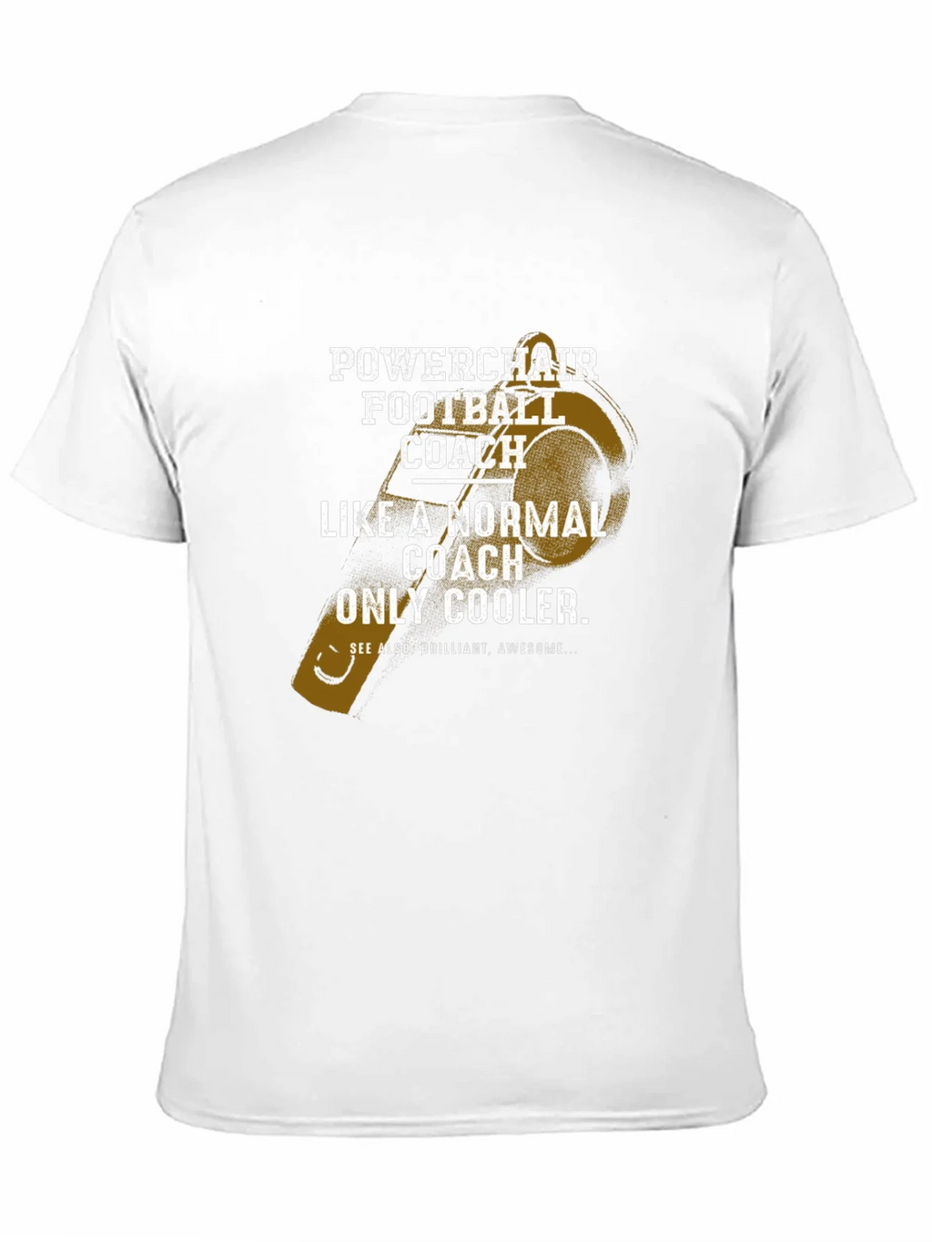 Powerchair Football Coach T-Shirt - Cool & Unique Design