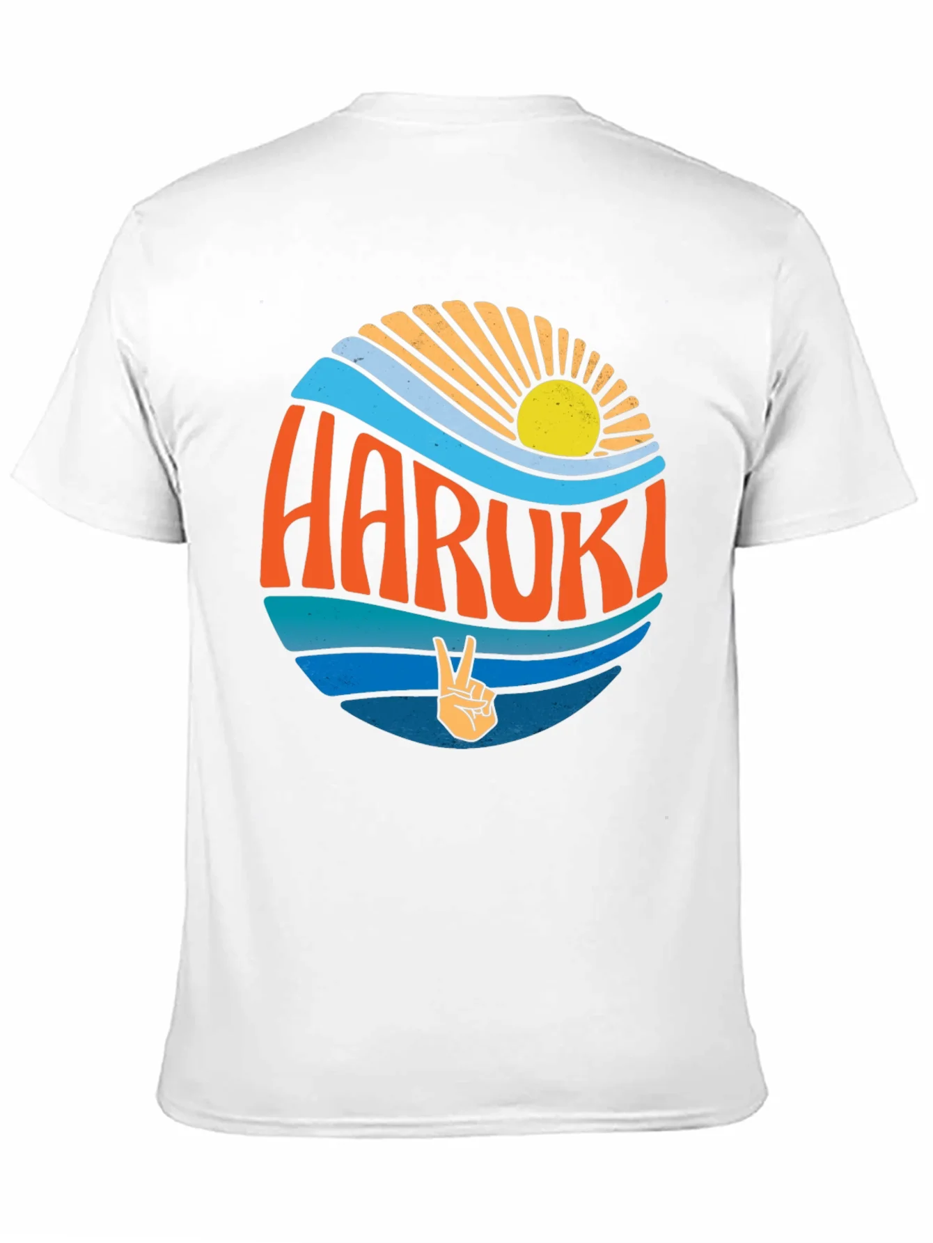 Haruki Retro Graphic T-Shirt