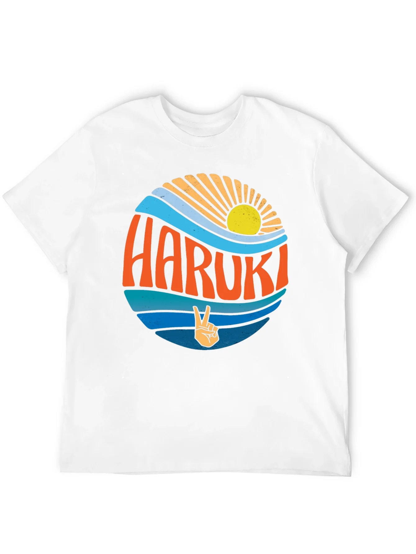 Haruki Retro Graphic T-Shirt