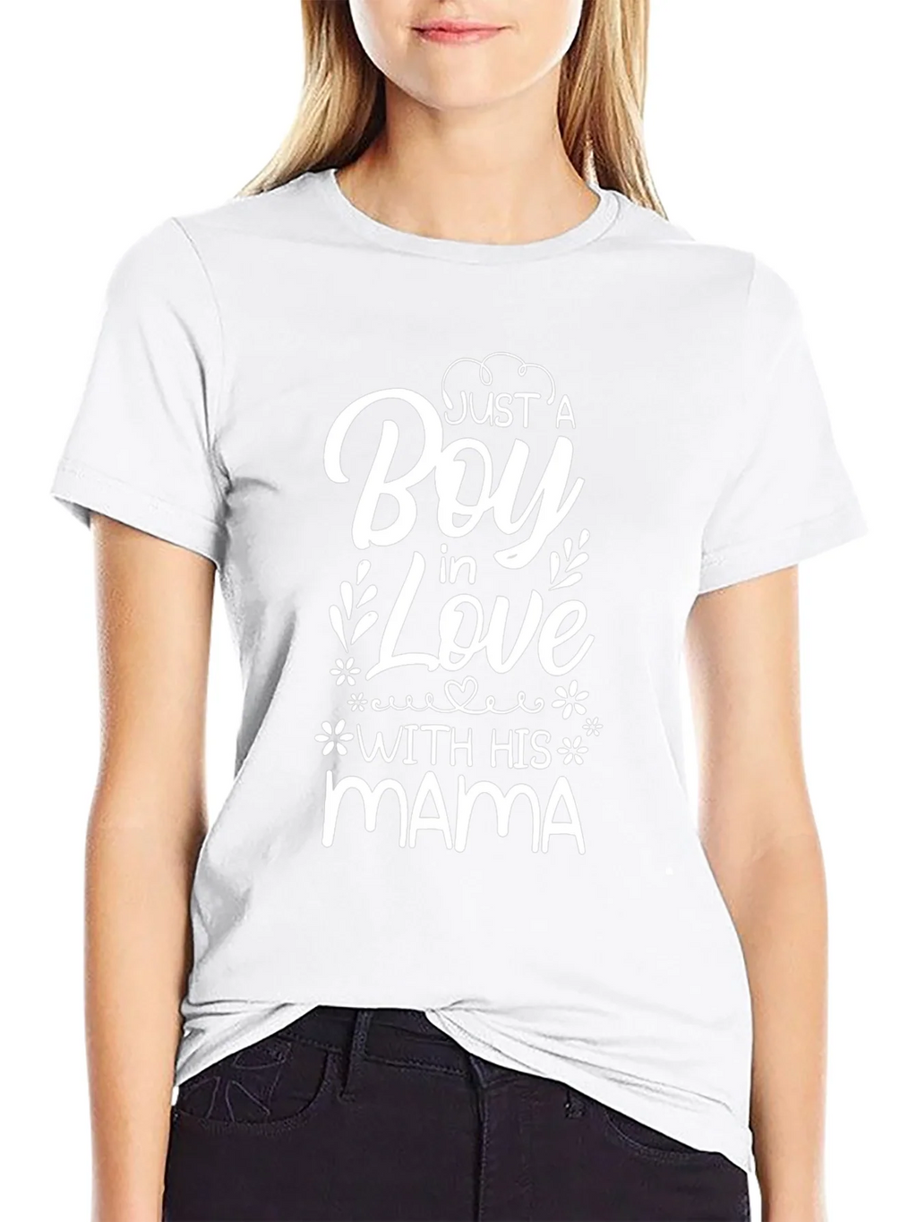Just a Boy in Love with His Mama T-Shirt