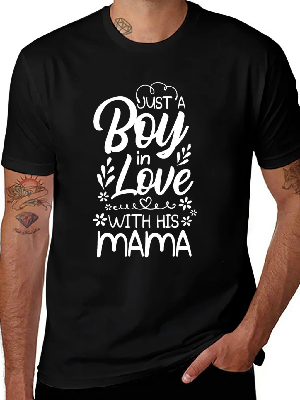 Just a Boy in Love with His Mama T-Shirt
