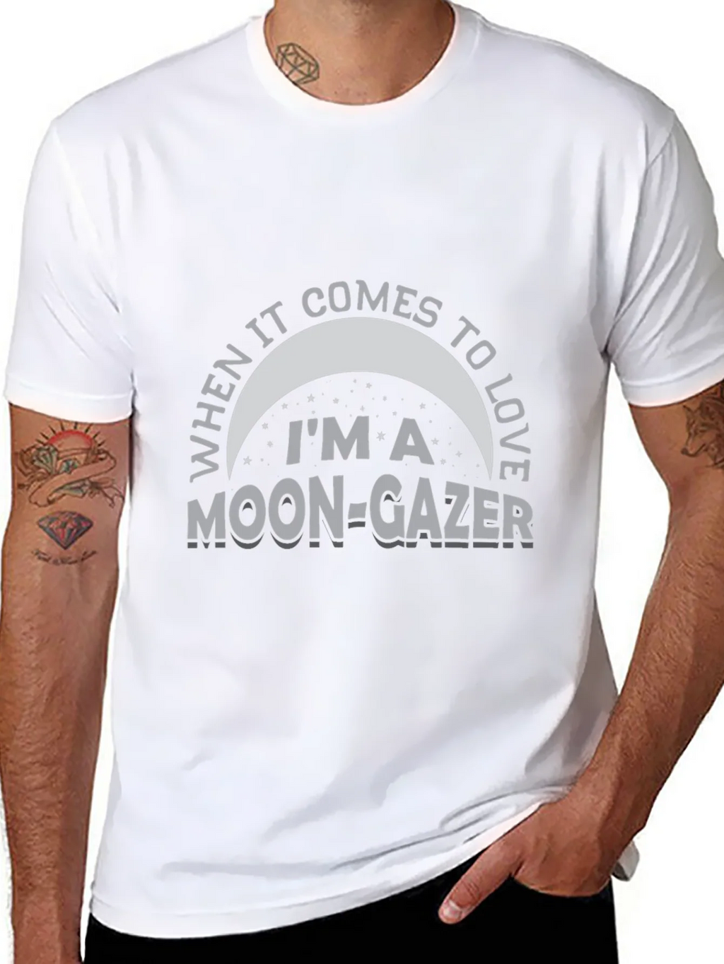 Moon-Gazer Graphic Tee - When It Comes To Love