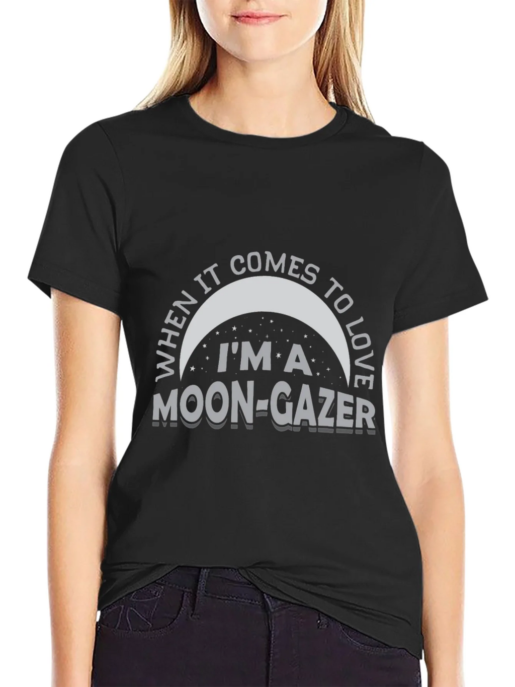Moon-Gazer Graphic Tee - When It Comes To Love